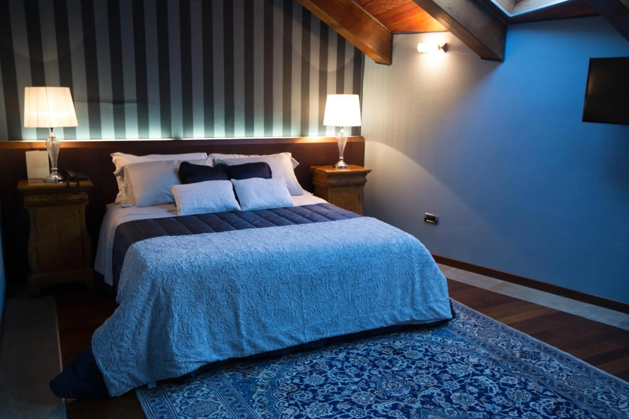 Bed in Hotel Dei Pittori