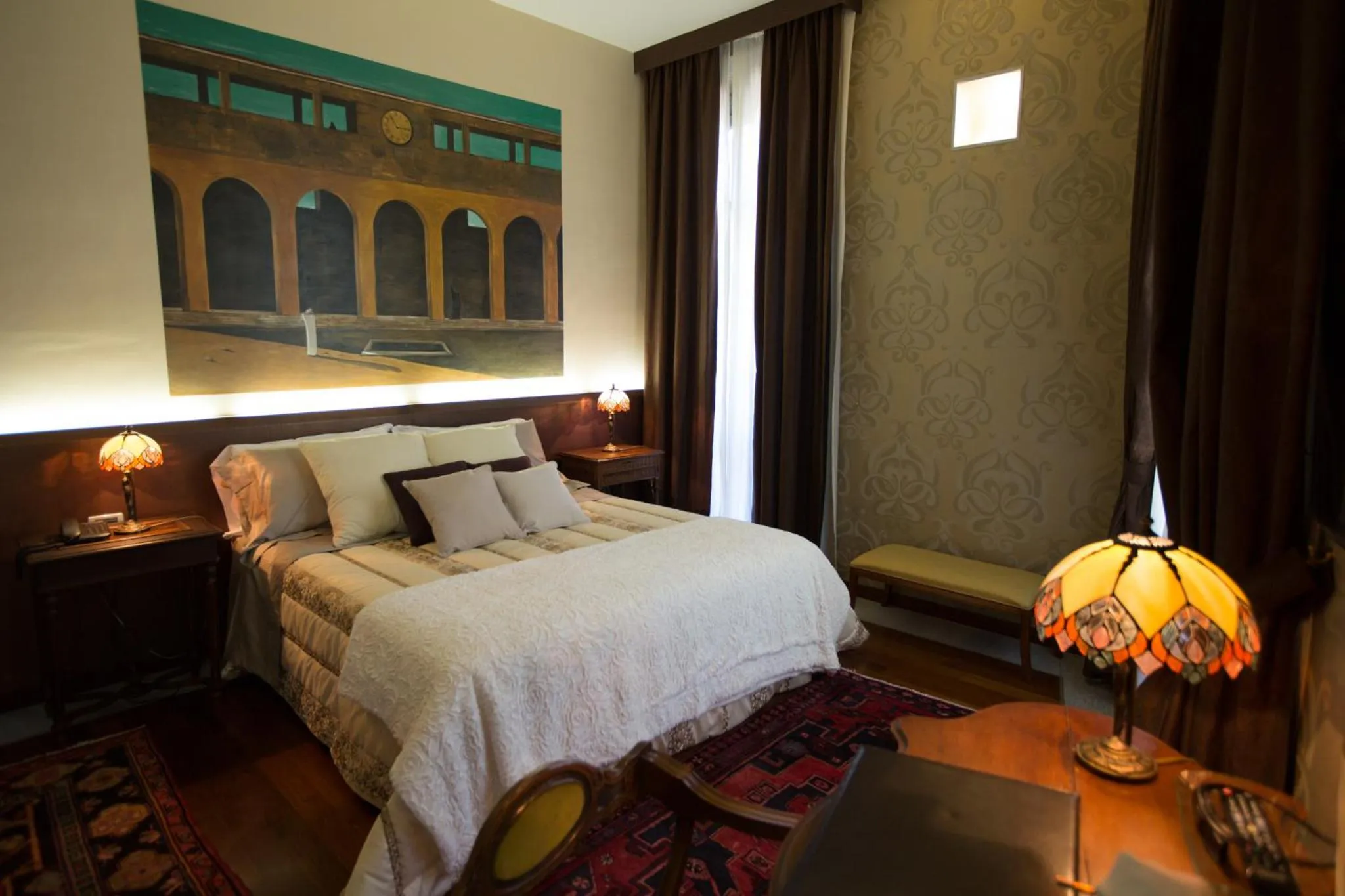 Photo of the whole room, Bed in Hotel Dei Pittori