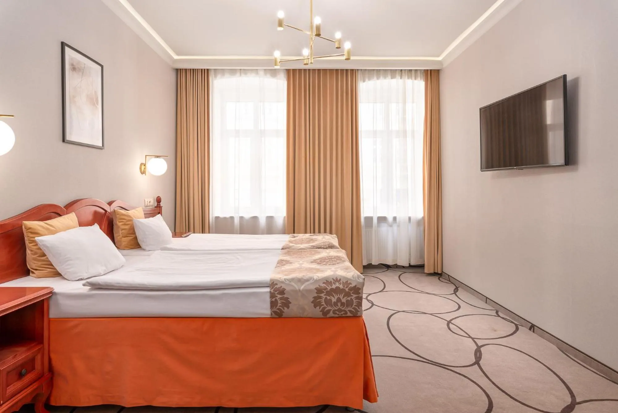 Bedroom, Bed in Hotel Europejski Wrocław Centrum