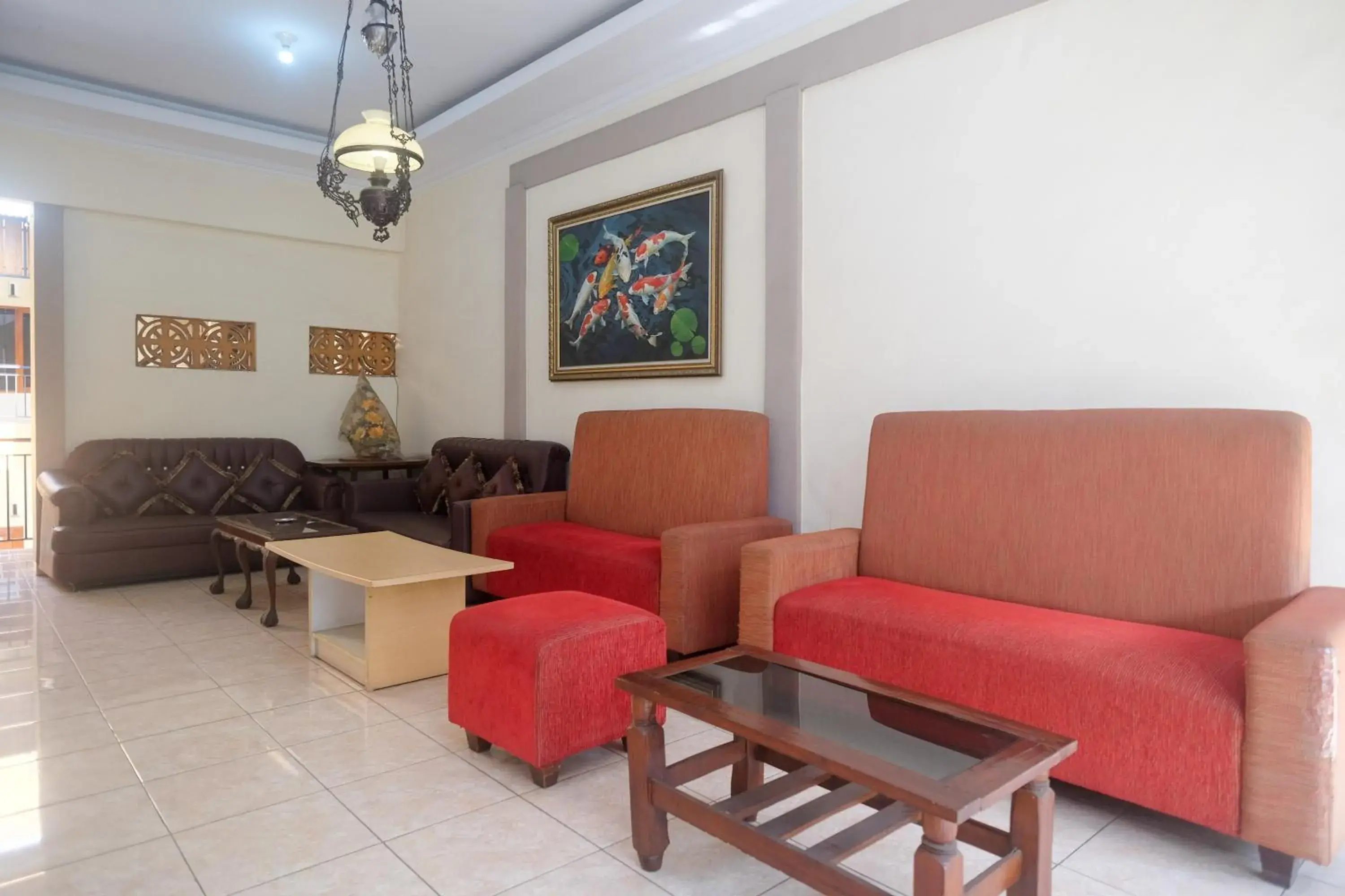 Seating area in Urbanview Syariah Wisma Wongso Borobudur Seating area in Urbanview Syariah Wisma Wongso Borobudur