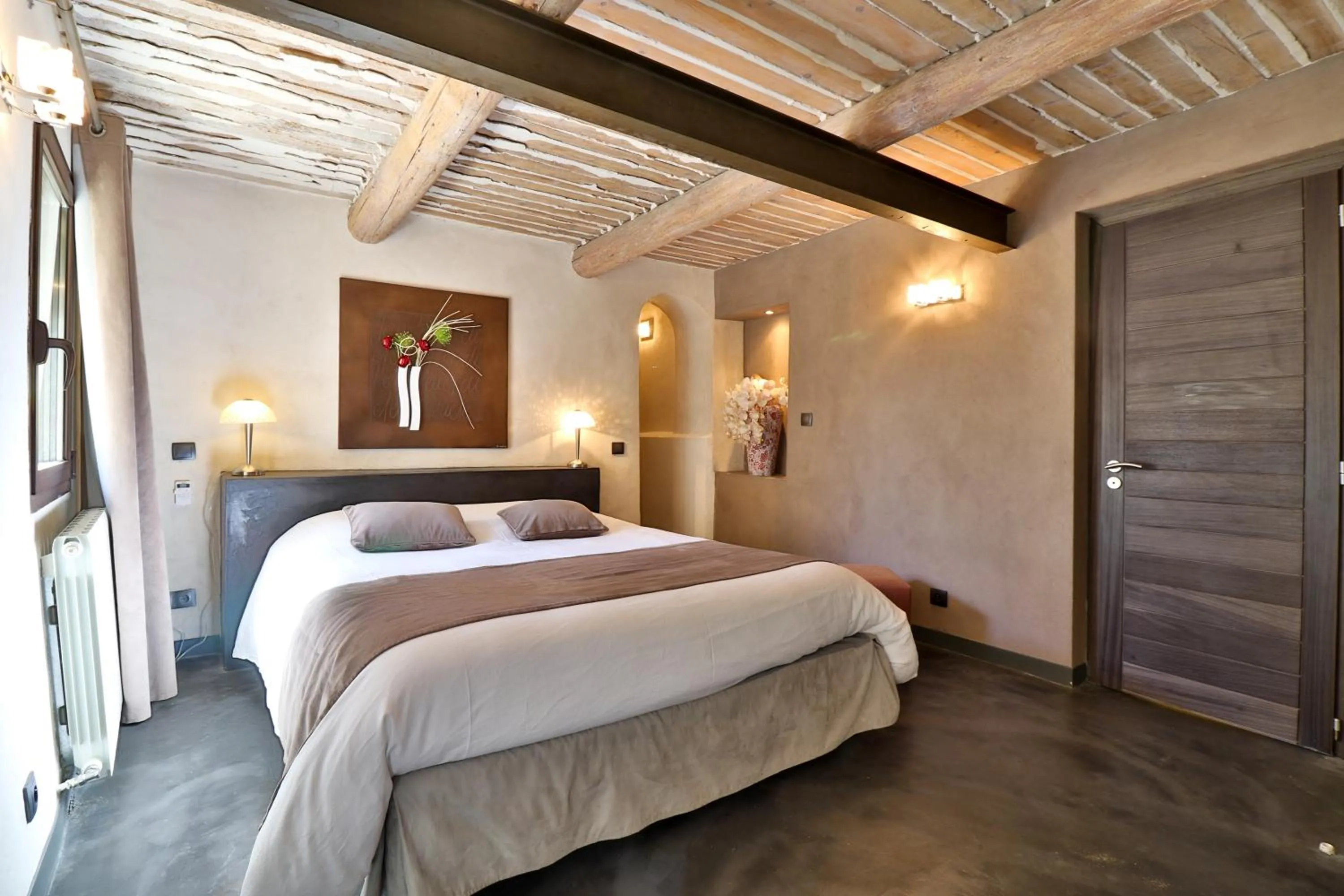Bed in Le Mas de la Lombarde