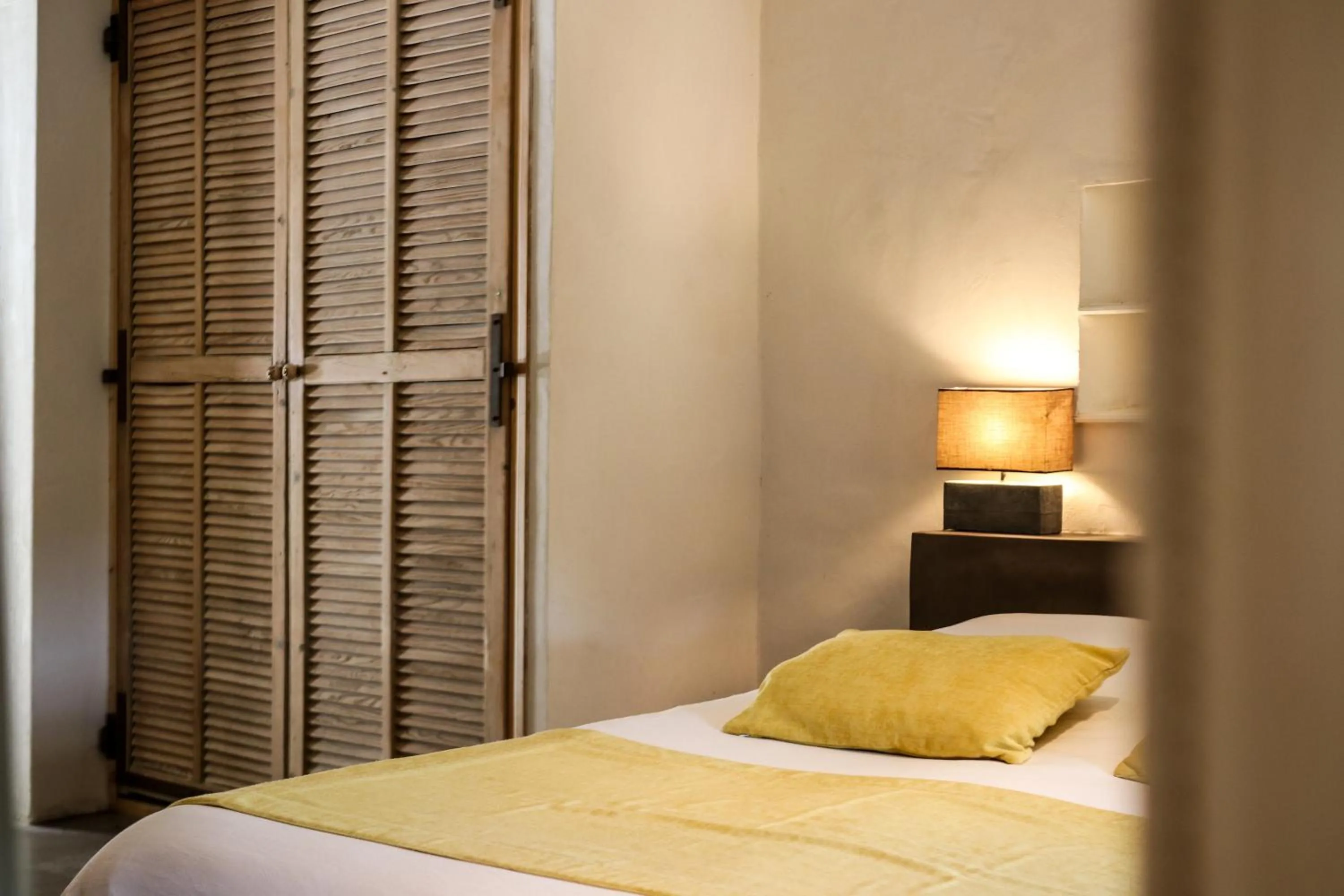 Bed in Le Mas de la Lombarde