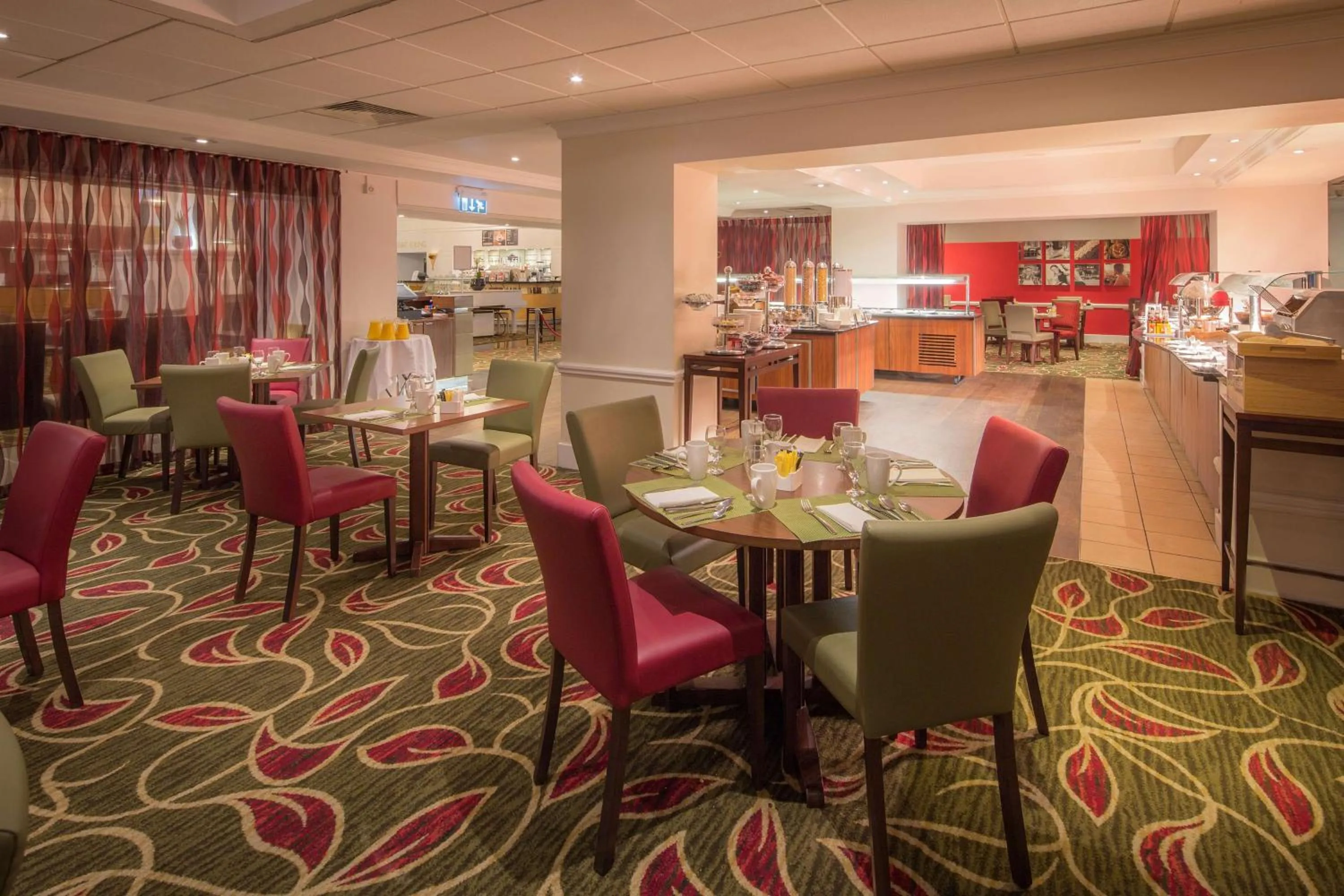 Restaurant/places to eat in Hilton Leicester Hotel