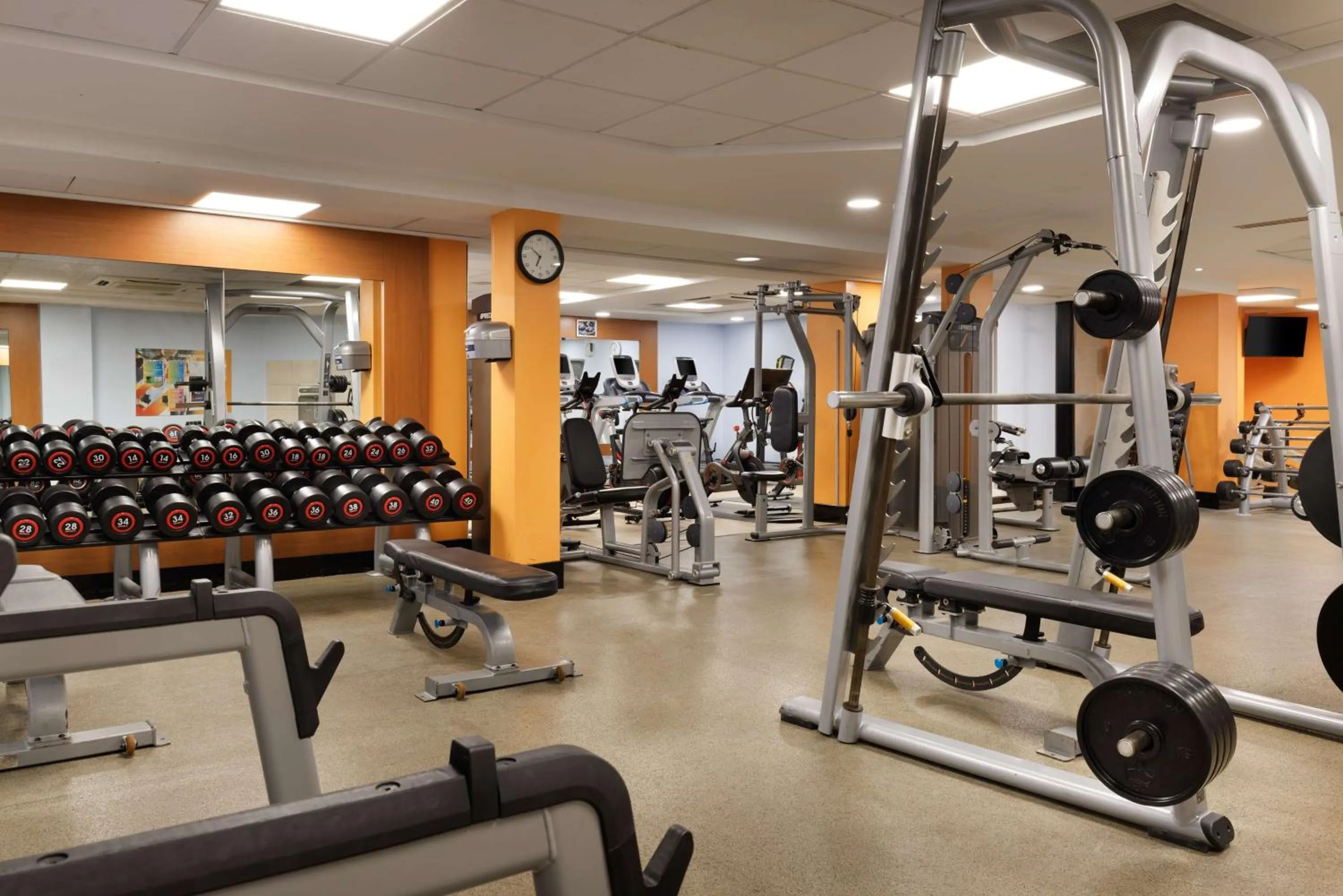 Fitness centre/facilities in Hilton Leicester Hotel