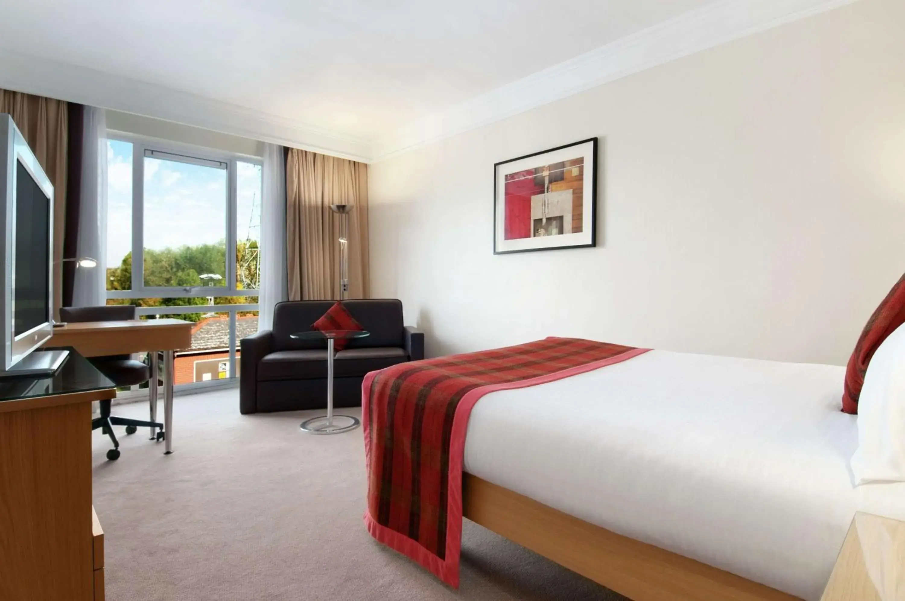 Bed in Hilton Leicester Hotel Bed in Hilton Leicester Hotel