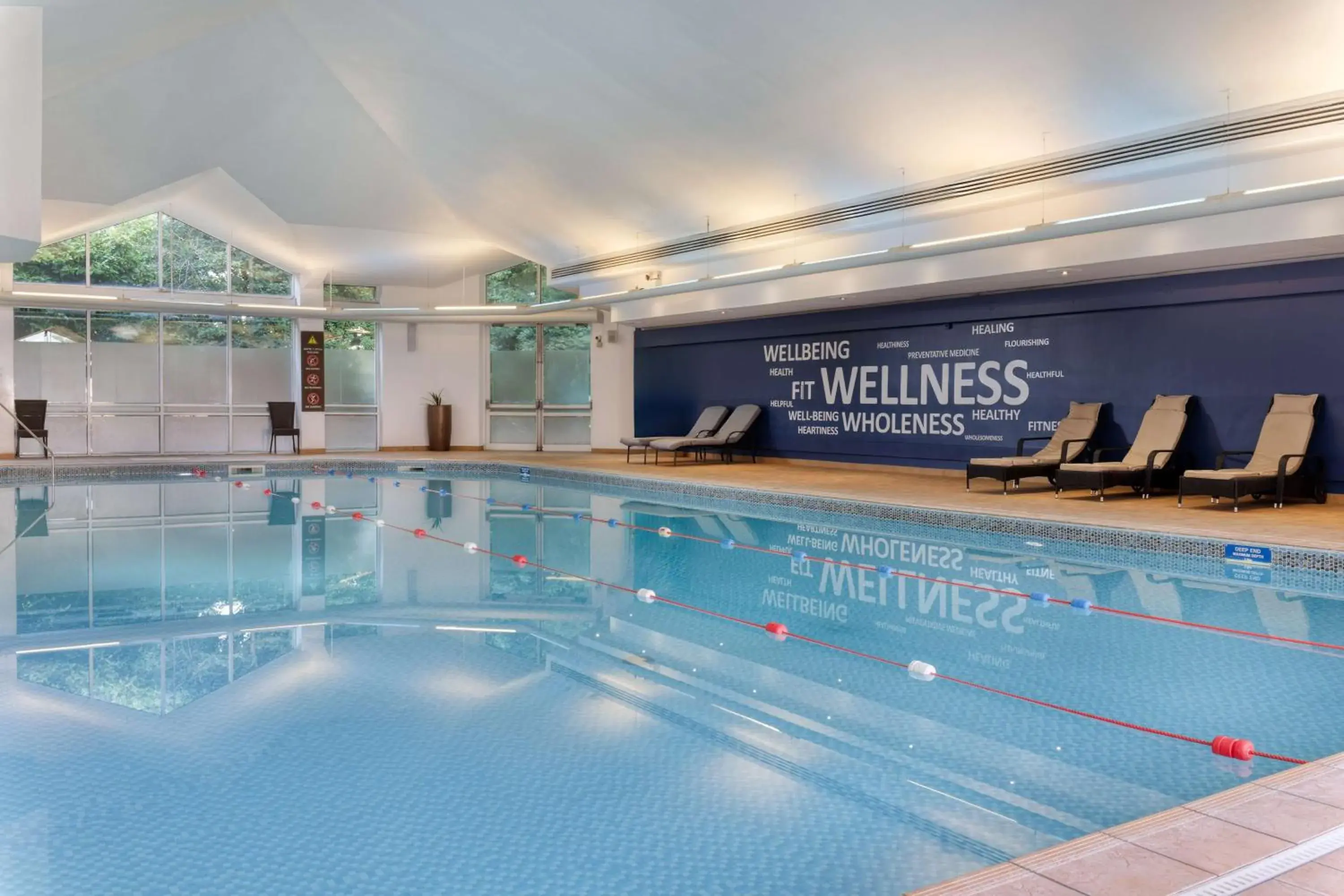 Swimming pool in Hilton Leicester Hotel Swimming pool in Hilton Leicester Hotel