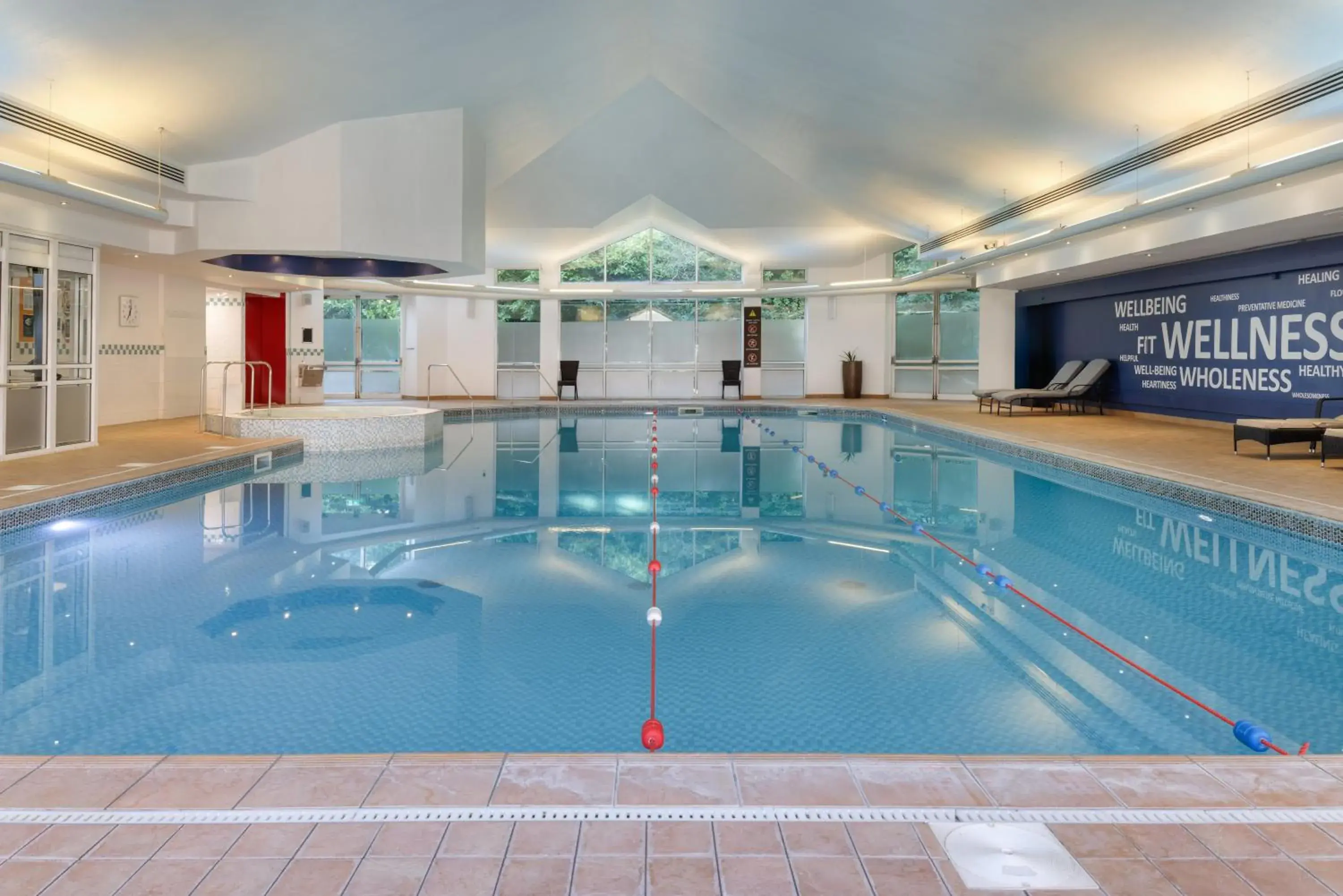 Swimming pool in Hilton Leicester Hotel Swimming pool in Hilton Leicester Hotel