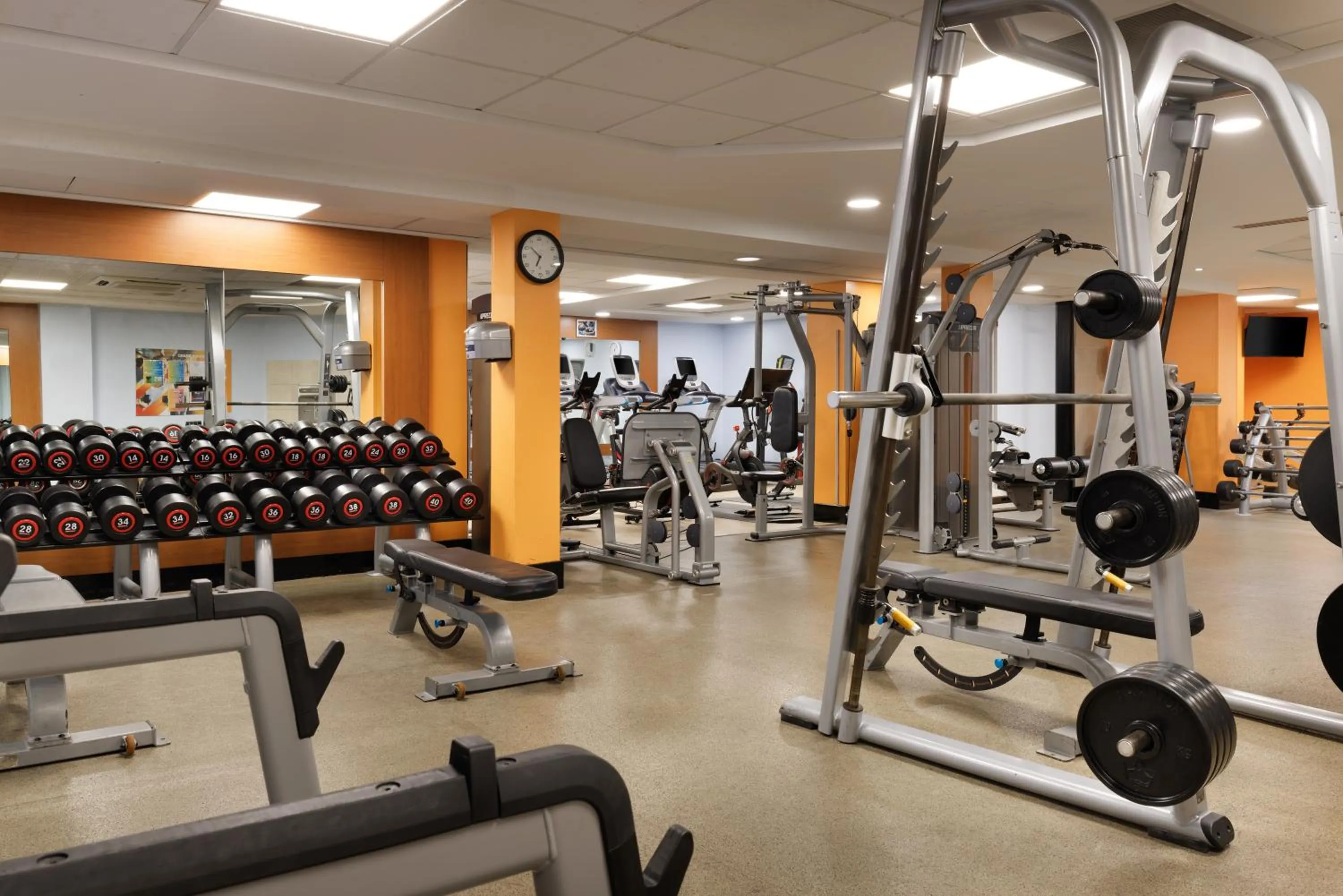 Fitness centre/facilities in Hilton Leicester Hotel
