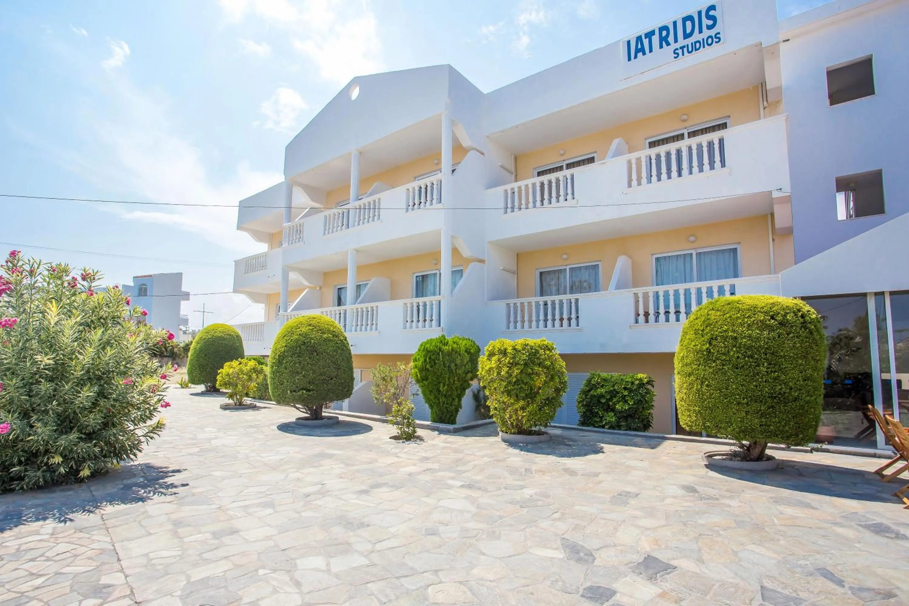 Facade/entrance in Iatridis Studios Faliraki