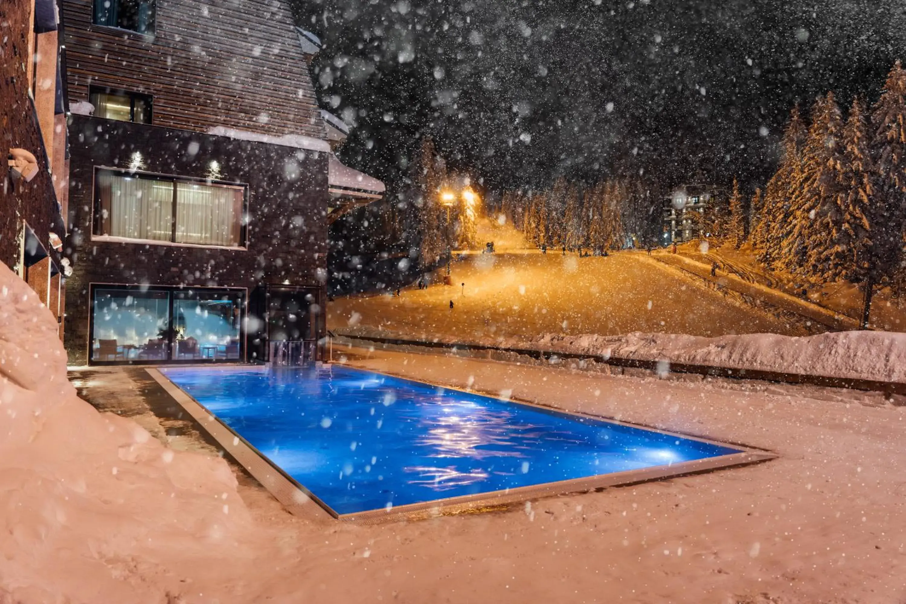 Pool view in Gorski Hotel & Spa Pool view in Gorski Hotel & Spa