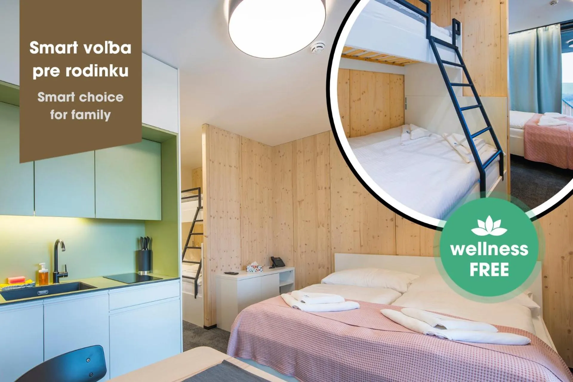 Bed in Demänová Rezort