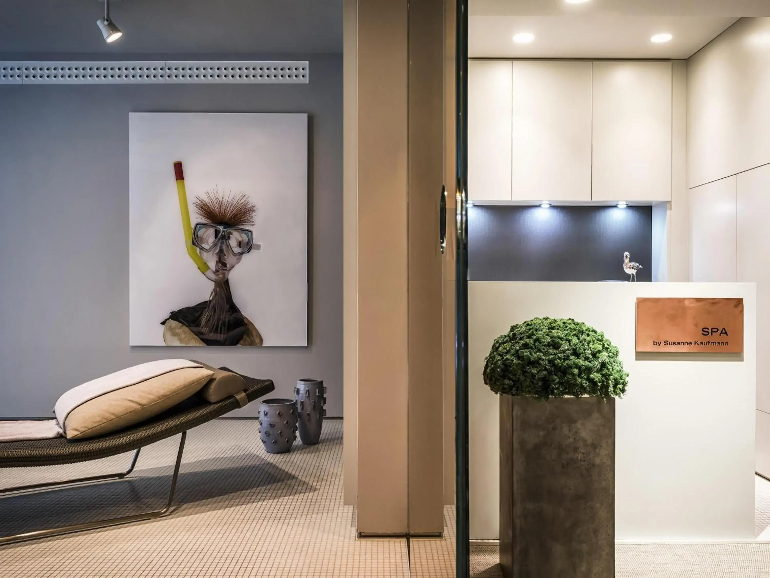 Pool view in Das Stue Pool view in Das Stue