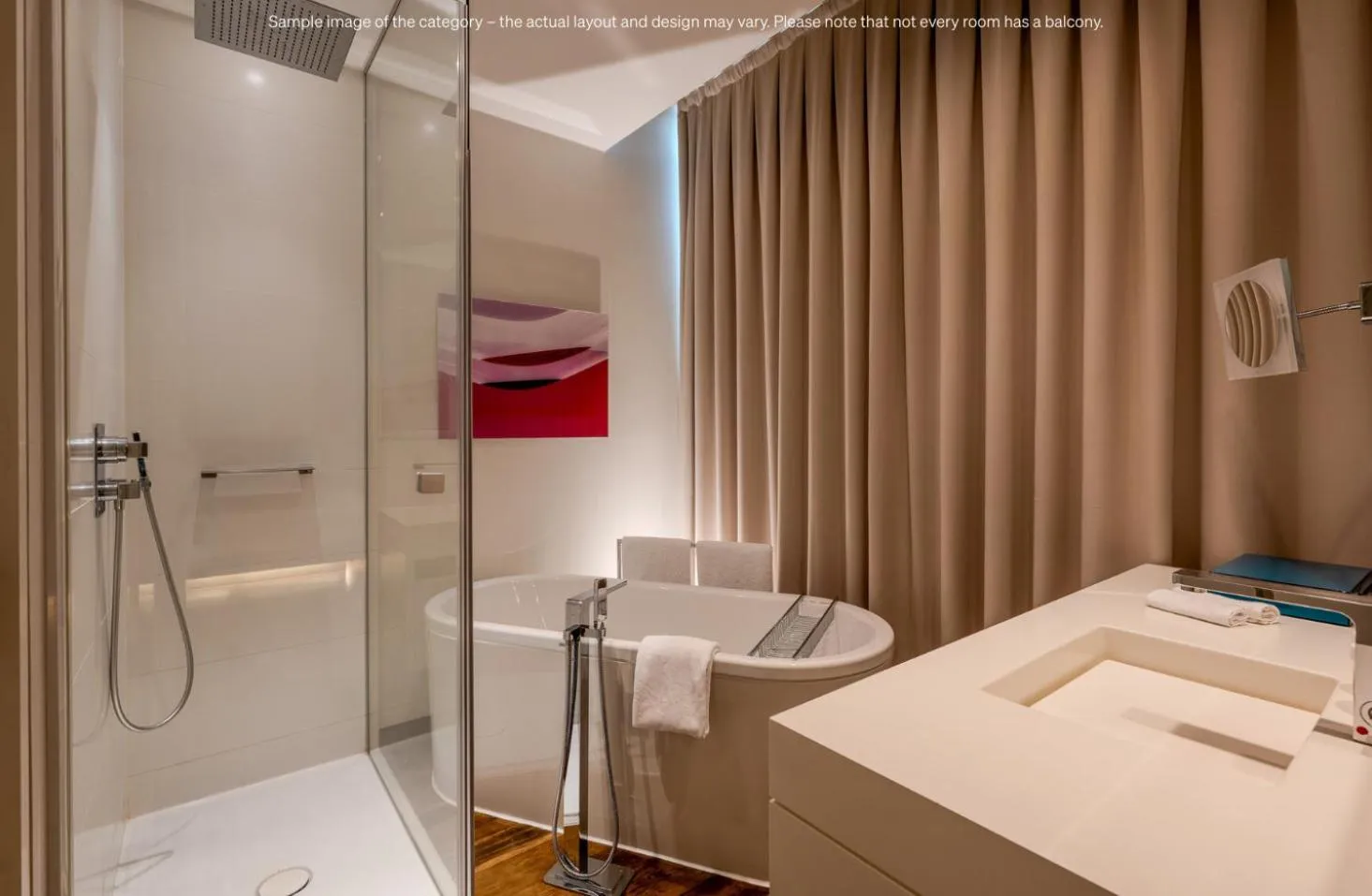Bathroom, Bed in Das Stue