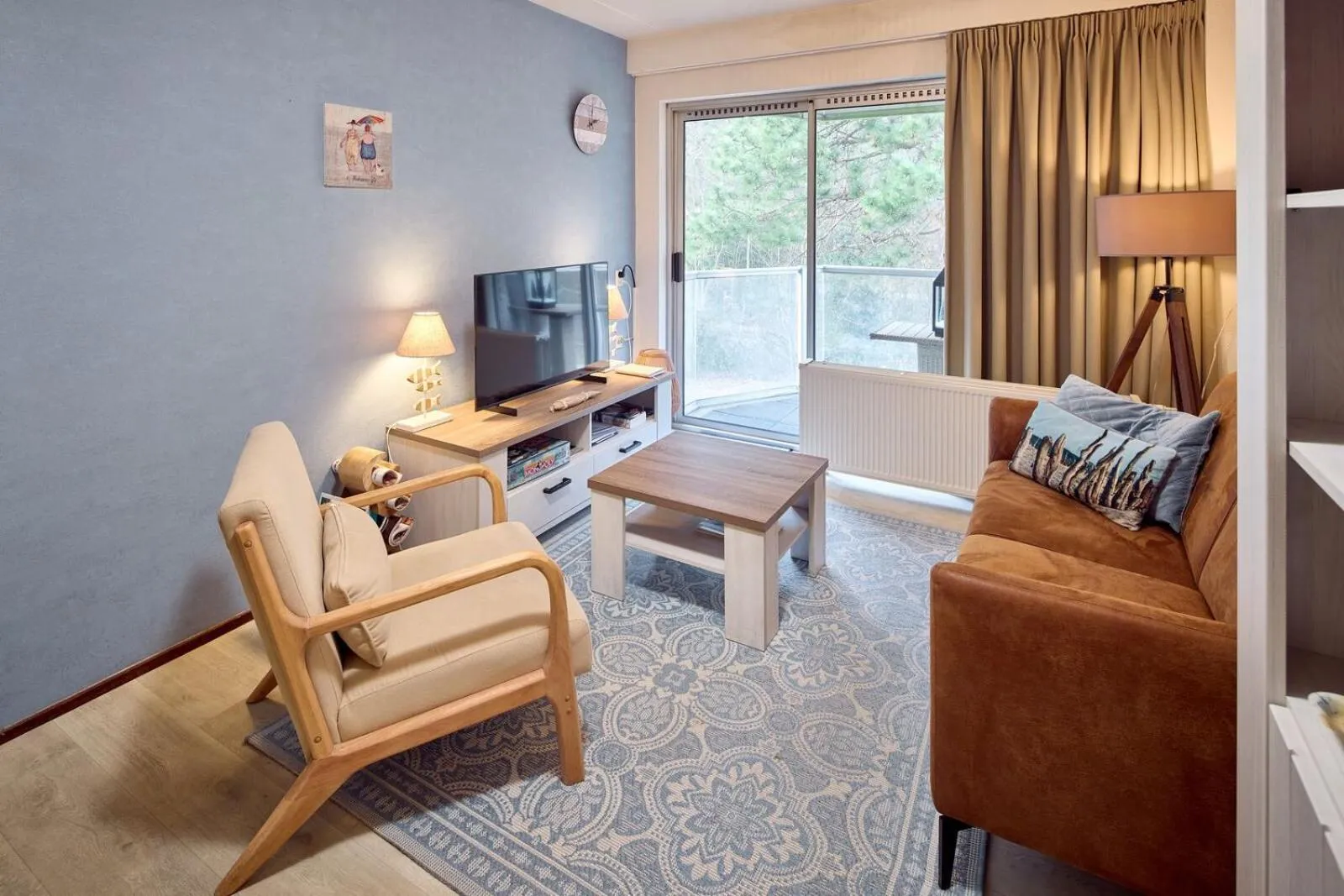 Living room in De Pelikaan Texel Appartementen