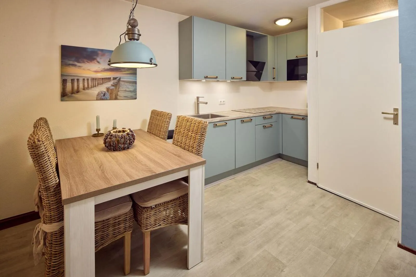 kitchen in De Pelikaan Texel Appartementen