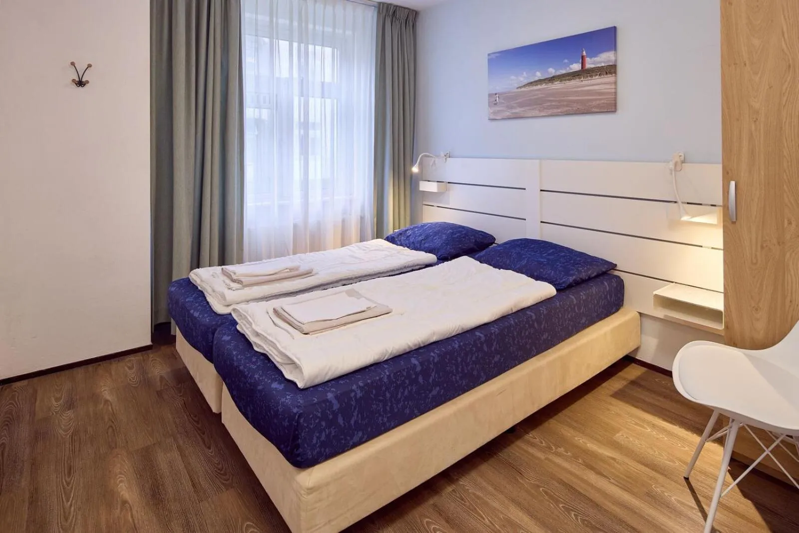 Bedroom, Bed in De Pelikaan Texel Appartementen