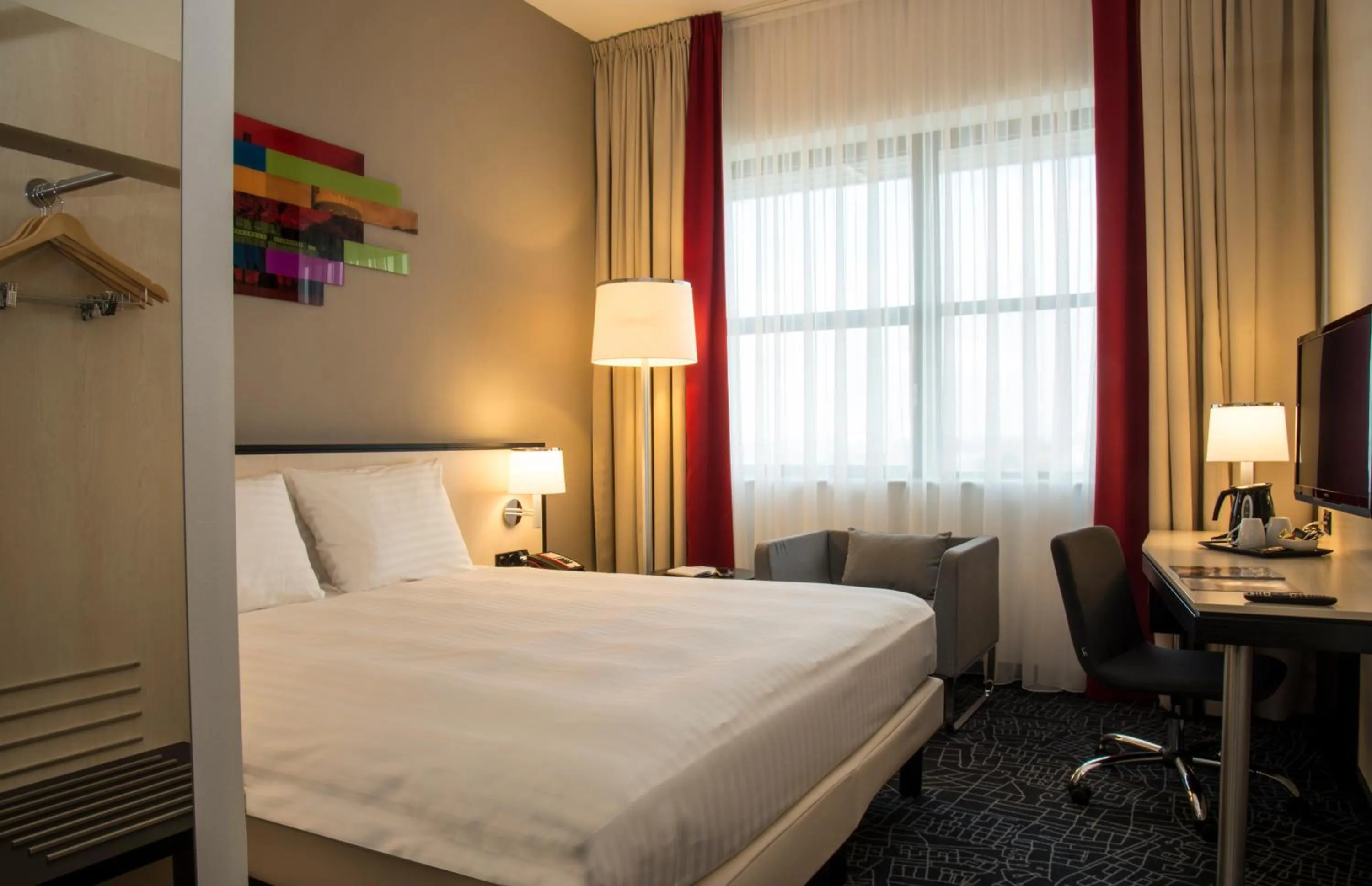 Bed in Park Inn By Radisson Amsterdam Airport Schiphol