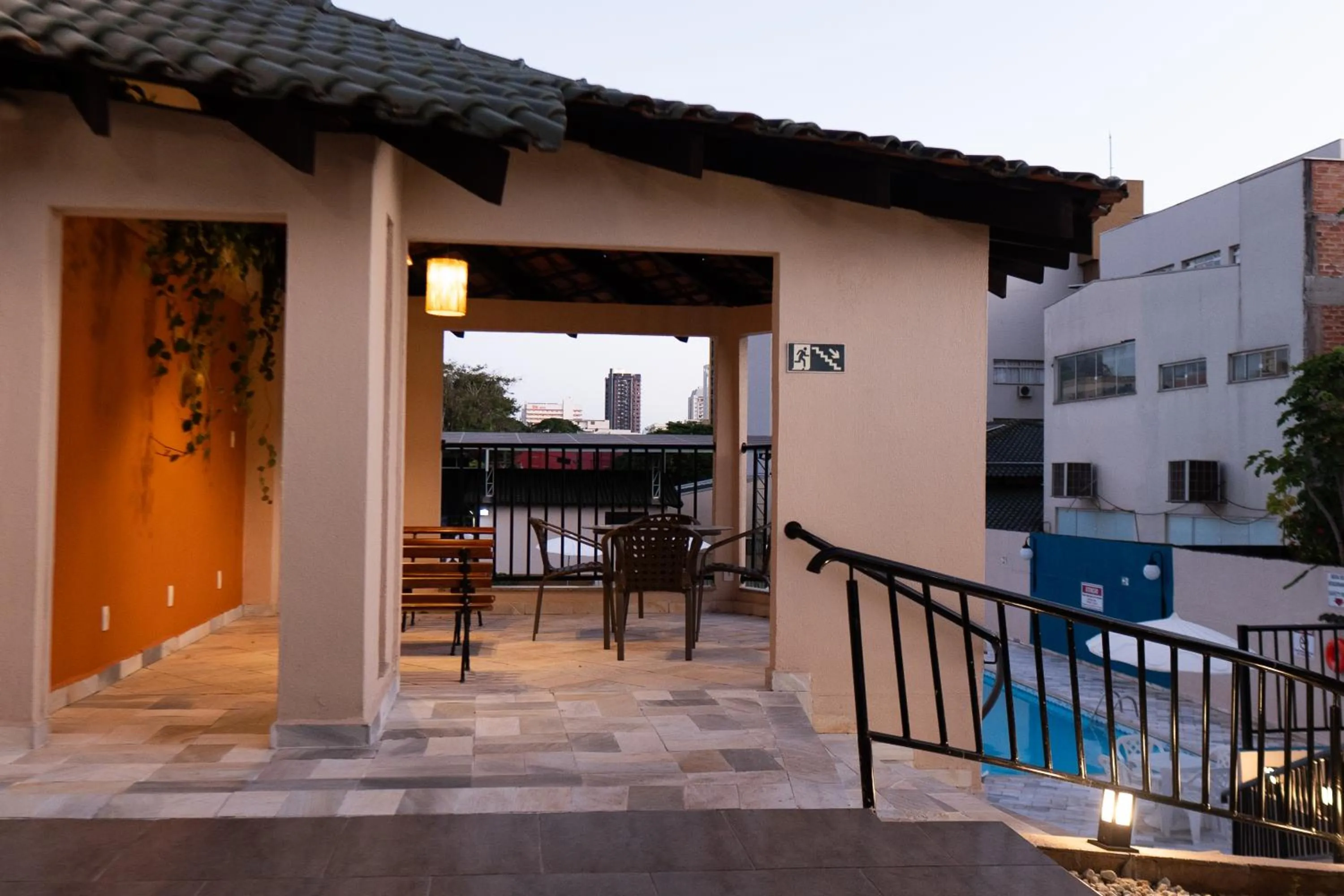 Swimming pool in San Rafael Comfort Class Hotel