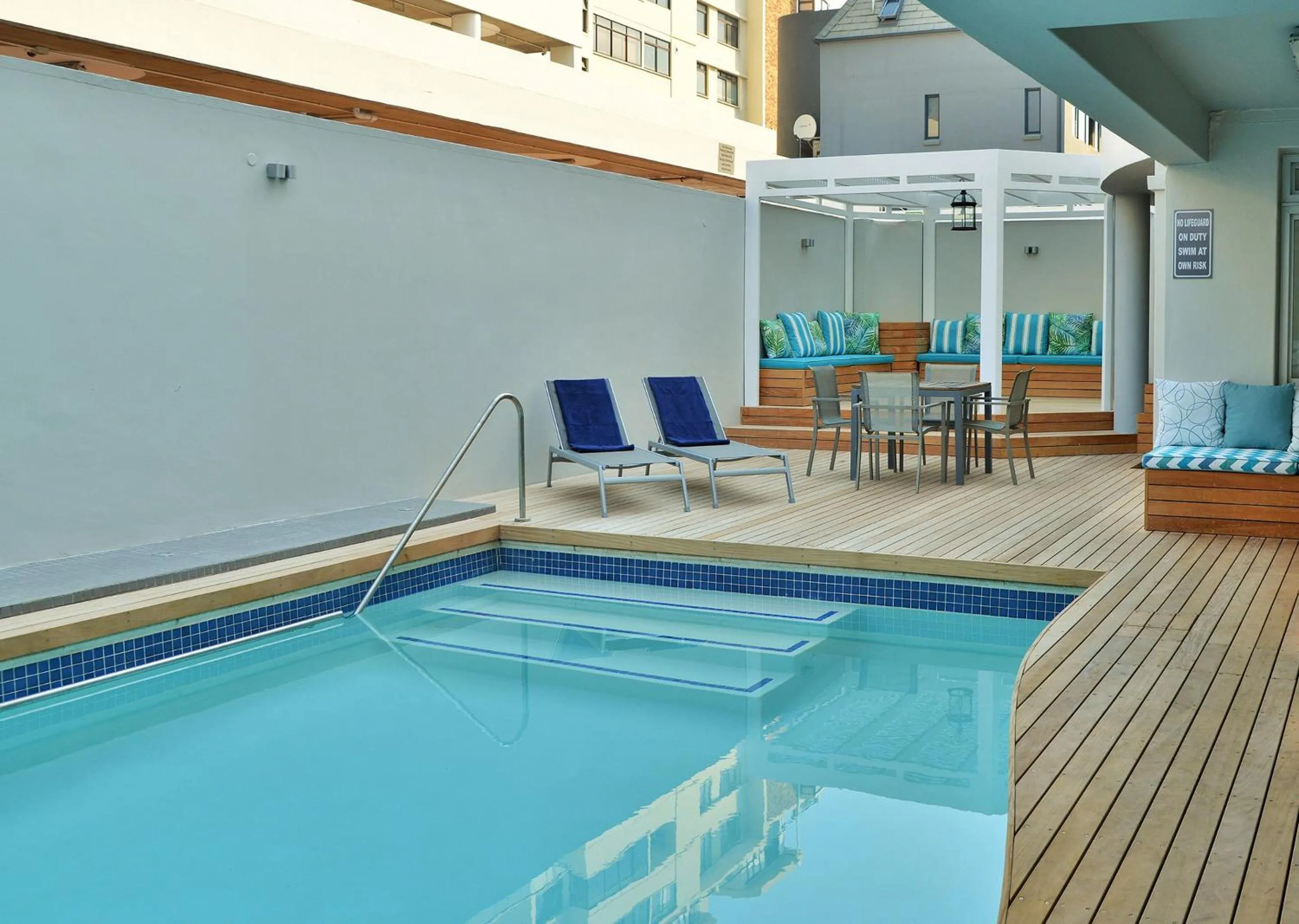 Pool view in Peninsula All Suite Hotel by Dream Resorts