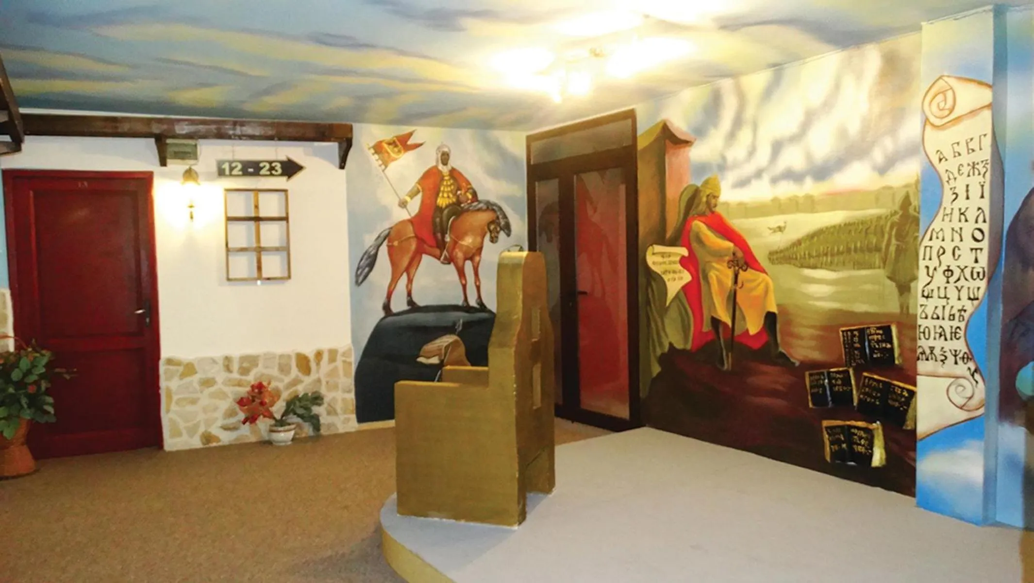 Floor plan in Hotel Simona Complex