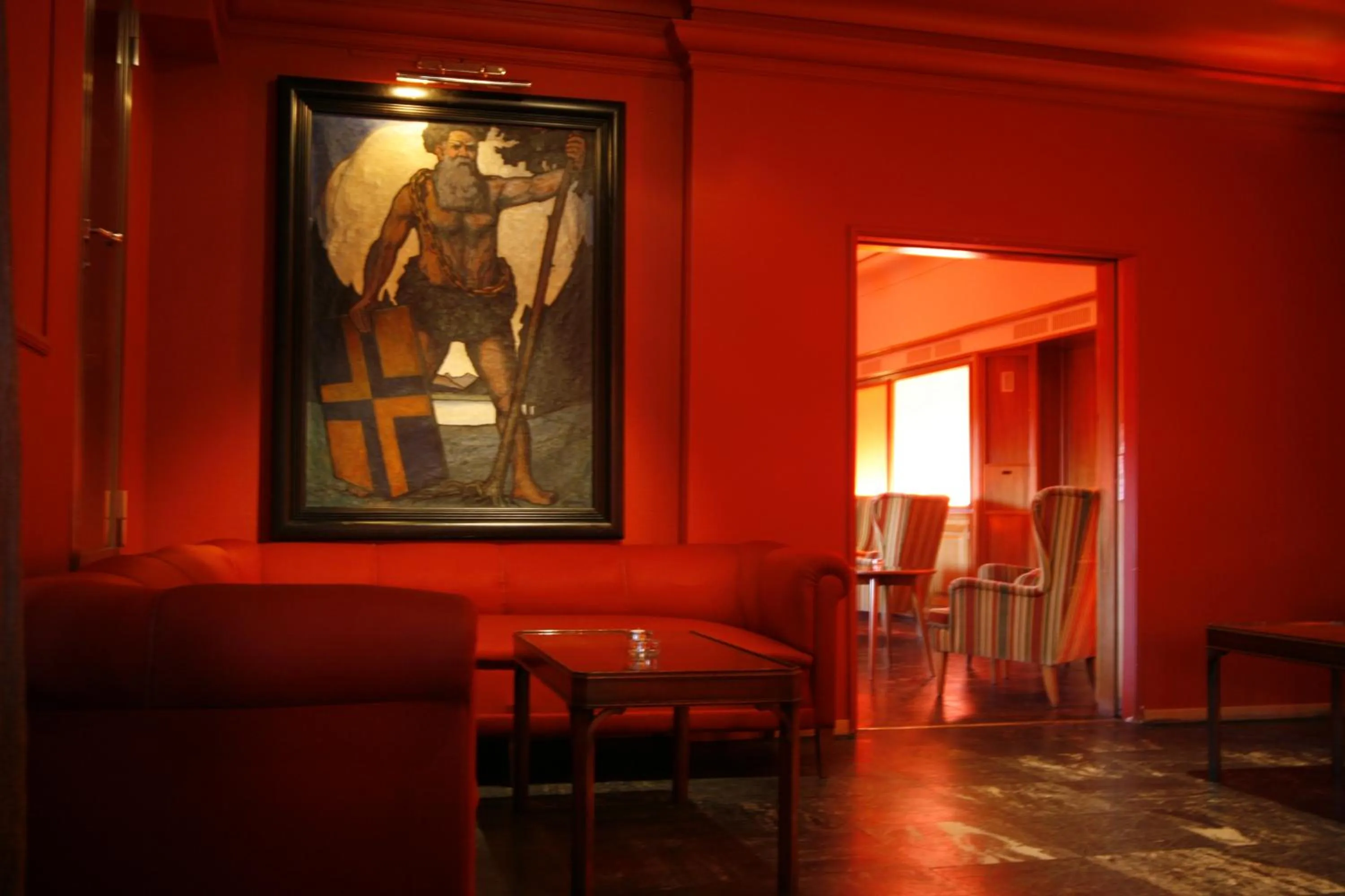 Lounge or bar in Schatzalp Hotel