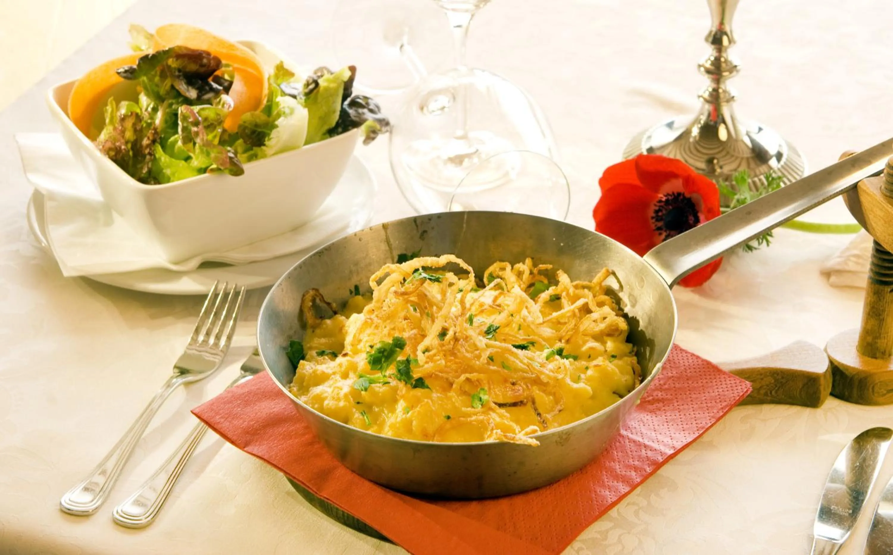 Food close-up in Hotel Berghof