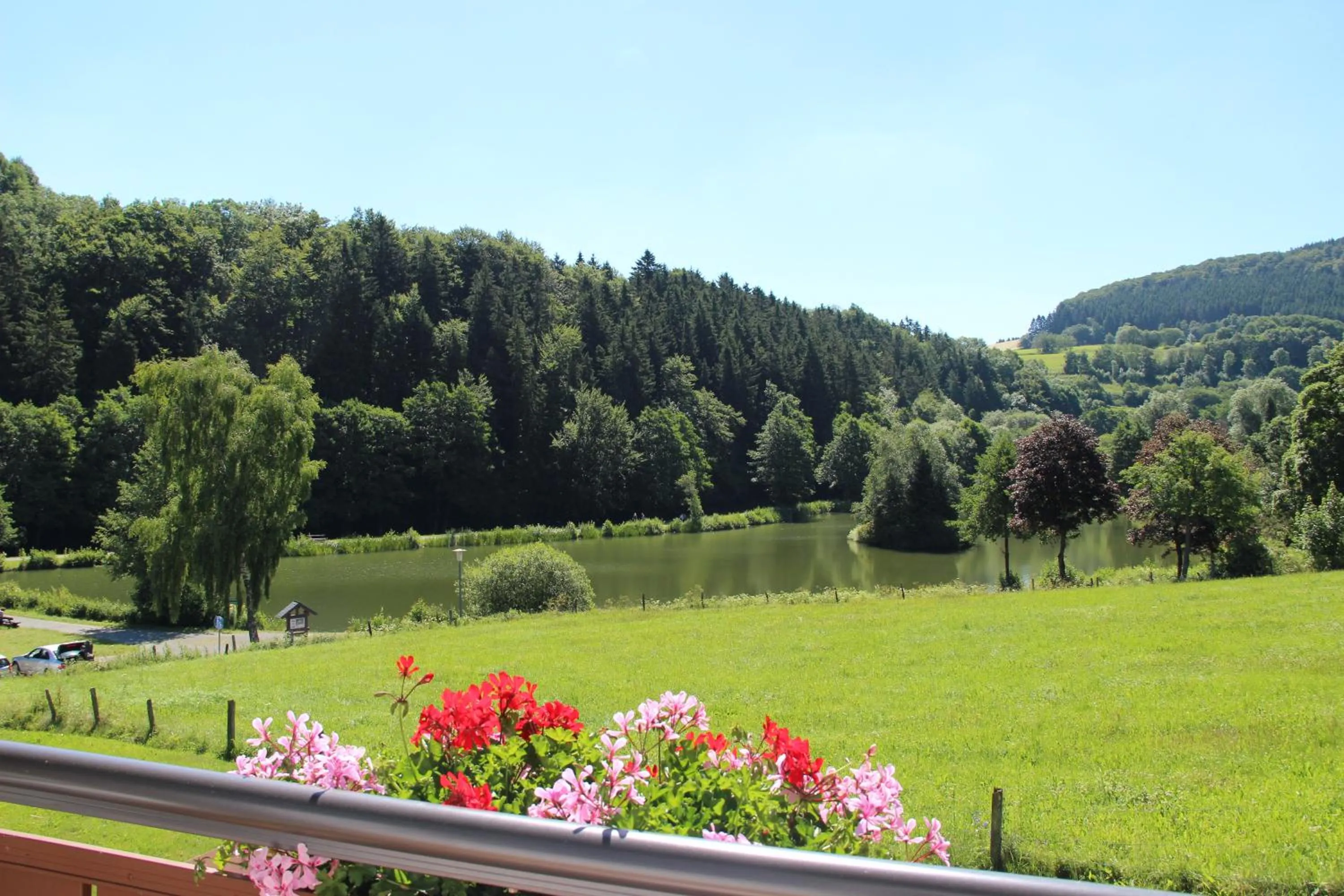 Lake view in Haus am Stryckpark