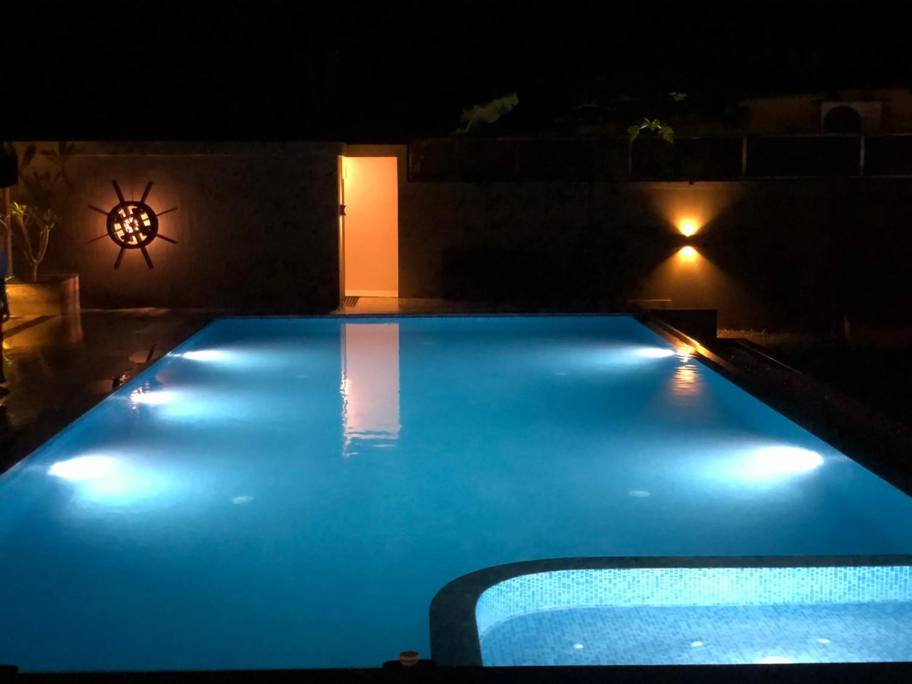 Pool view in Haven Alleppey Beach Resort