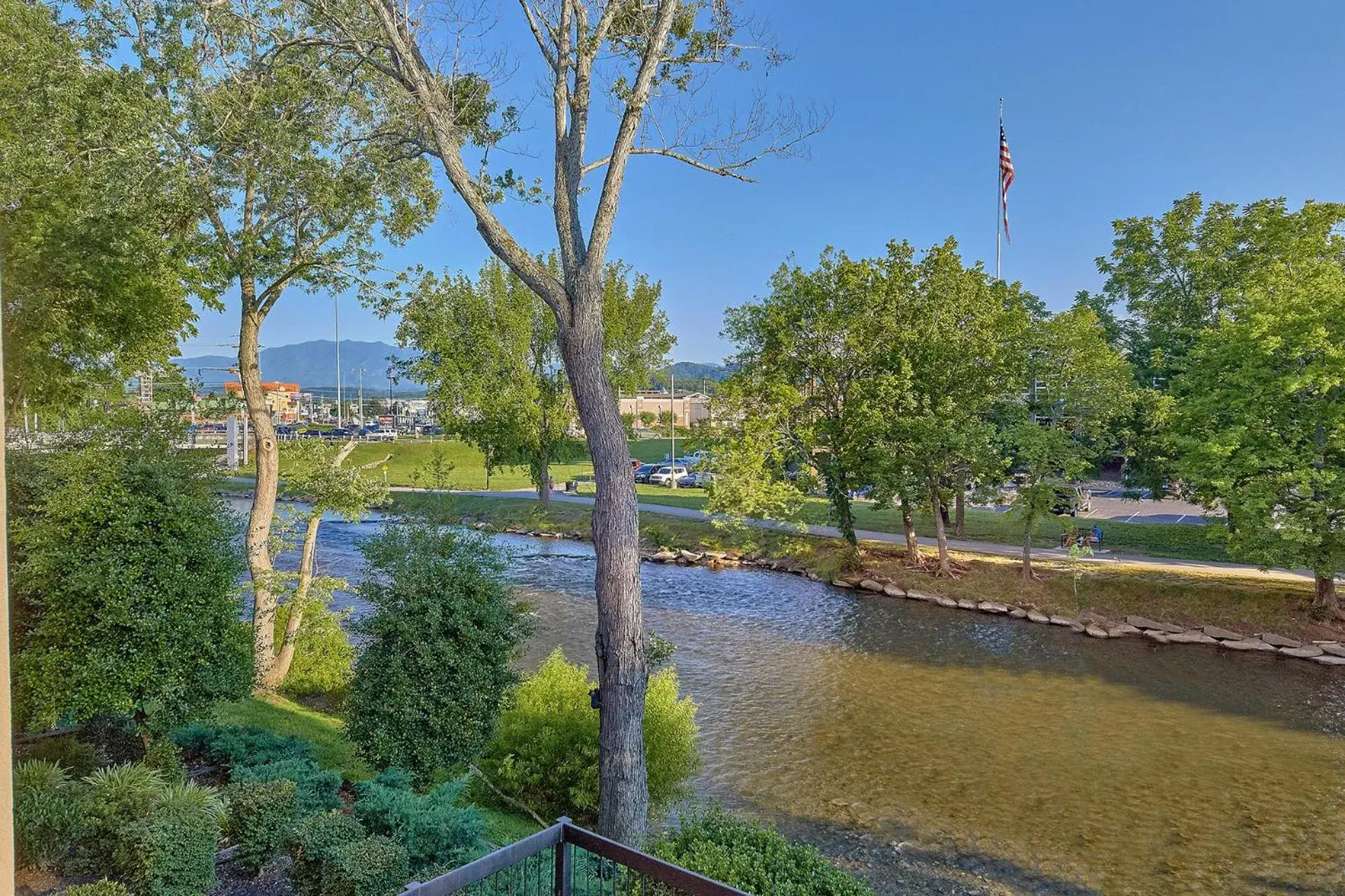 River view in The Inn On The River River view in The Inn On The River