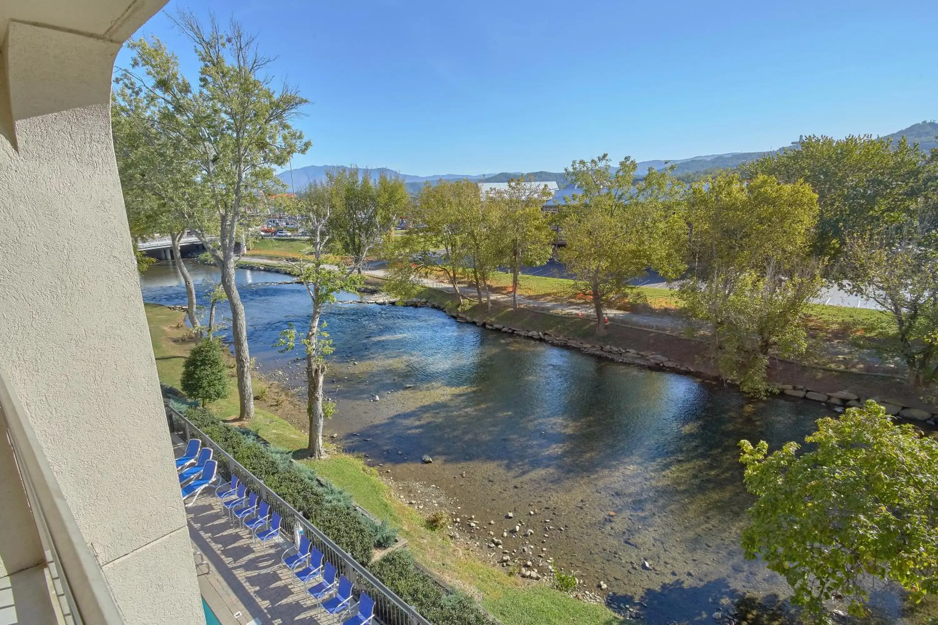 River view in The Inn On The River River view in The Inn On The River