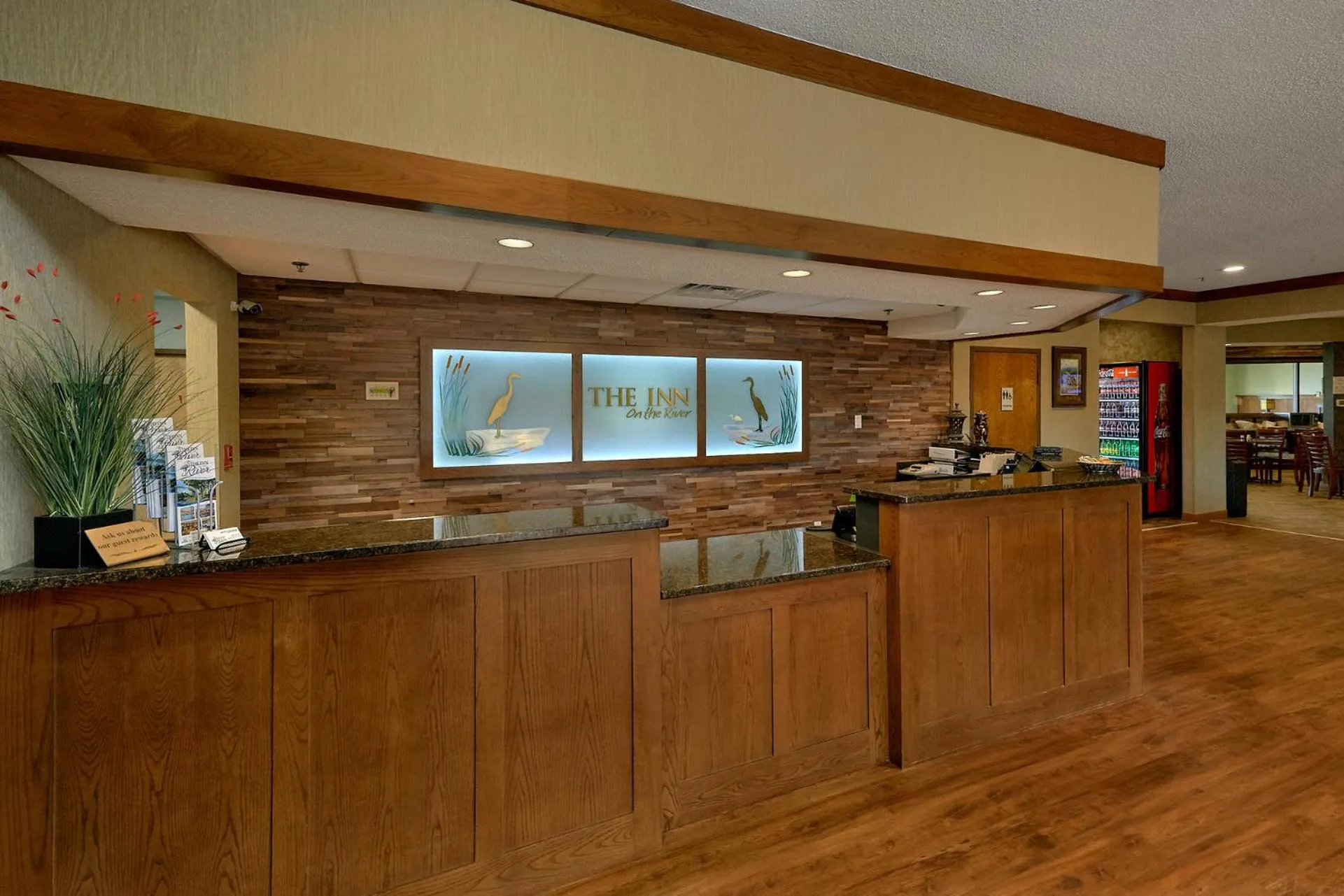 Lobby or reception in The Inn On The River