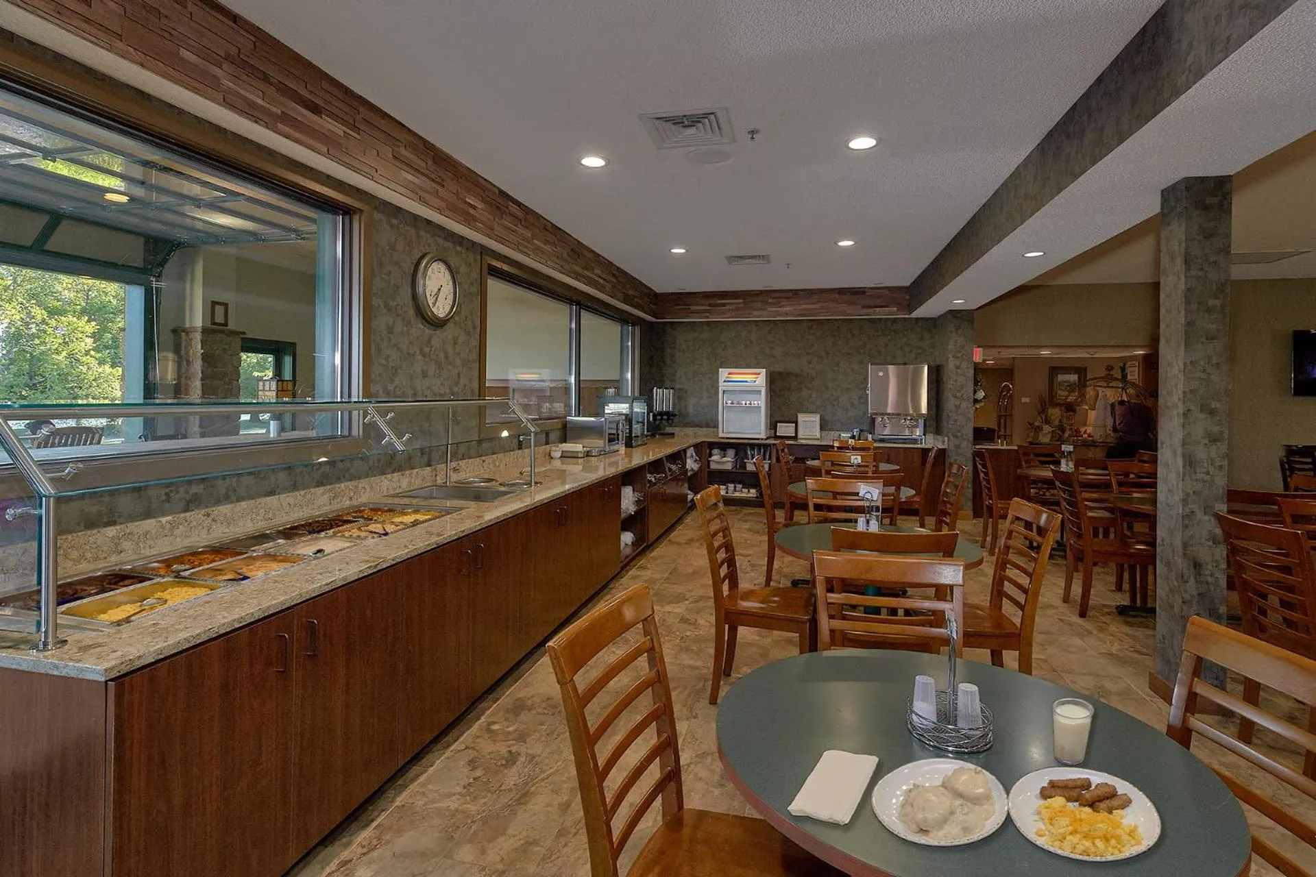 Buffet breakfast in The Inn On The River