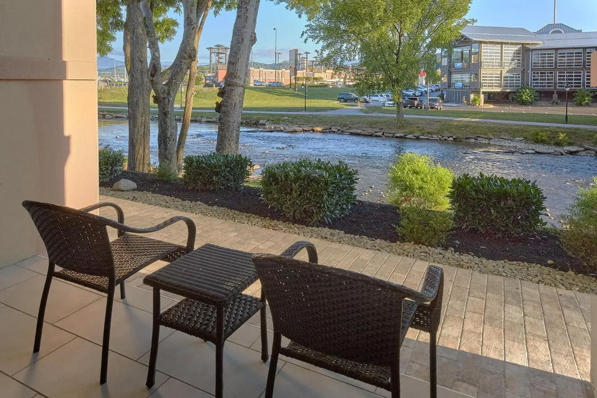 River view in The Inn On The River River view in The Inn On The River