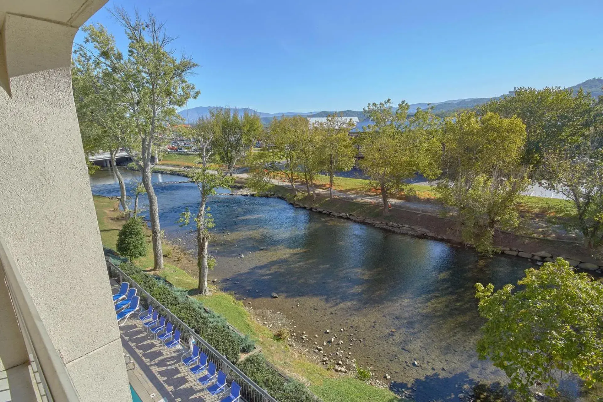 River view in The Inn On The River River view in The Inn On The River