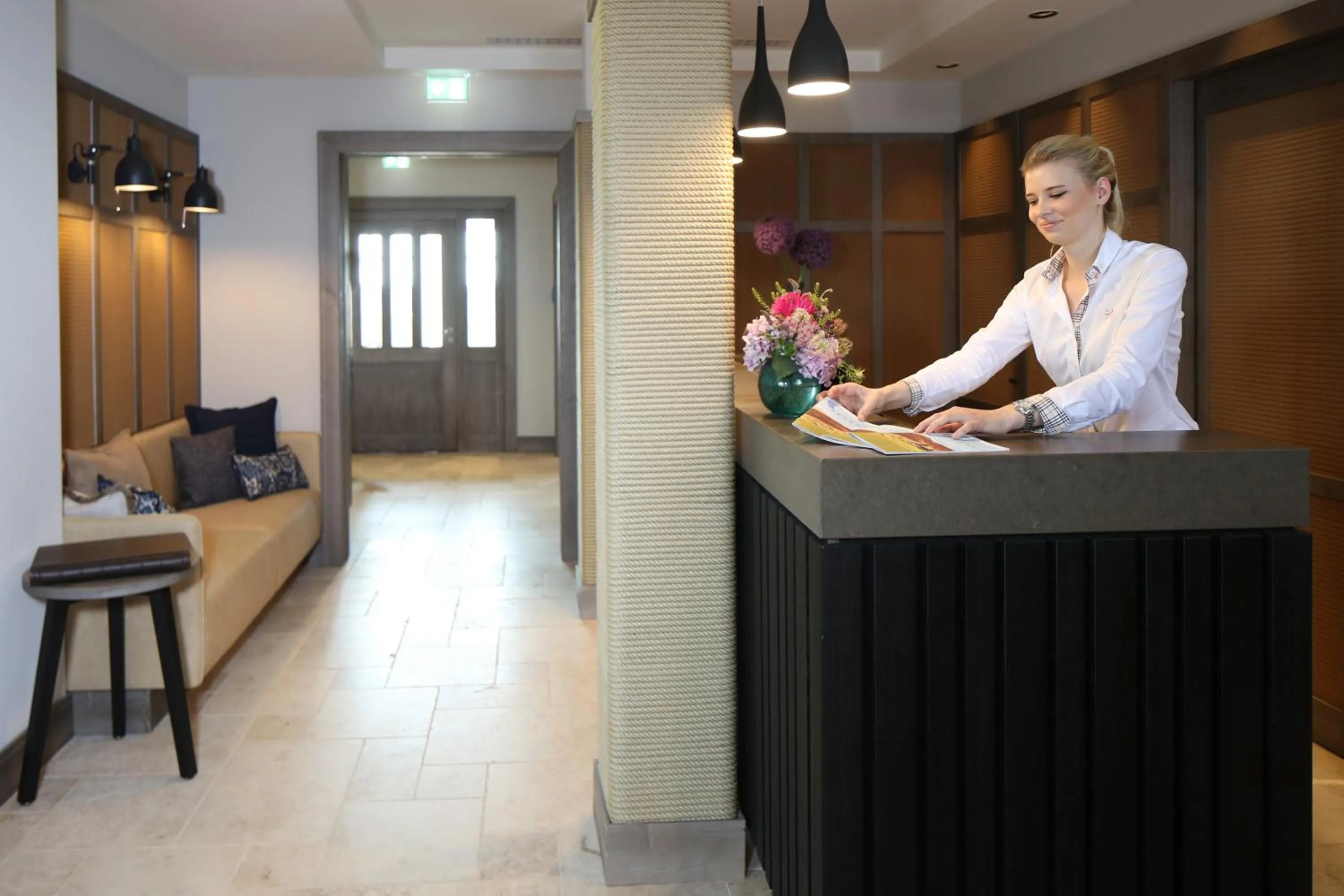 Lobby or reception in Landhaus Severin's Morsum Kliff