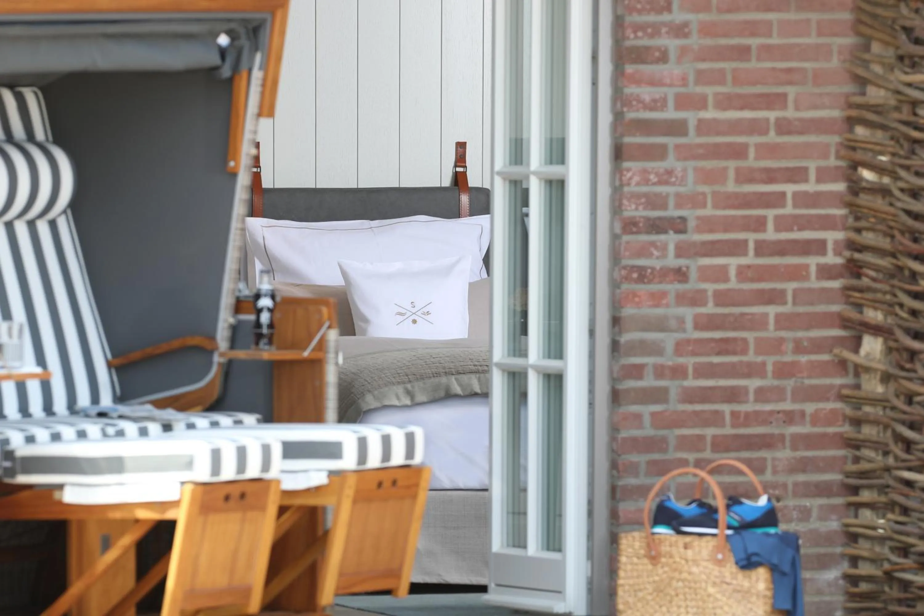 Bed in Landhaus Severin's Morsum Kliff