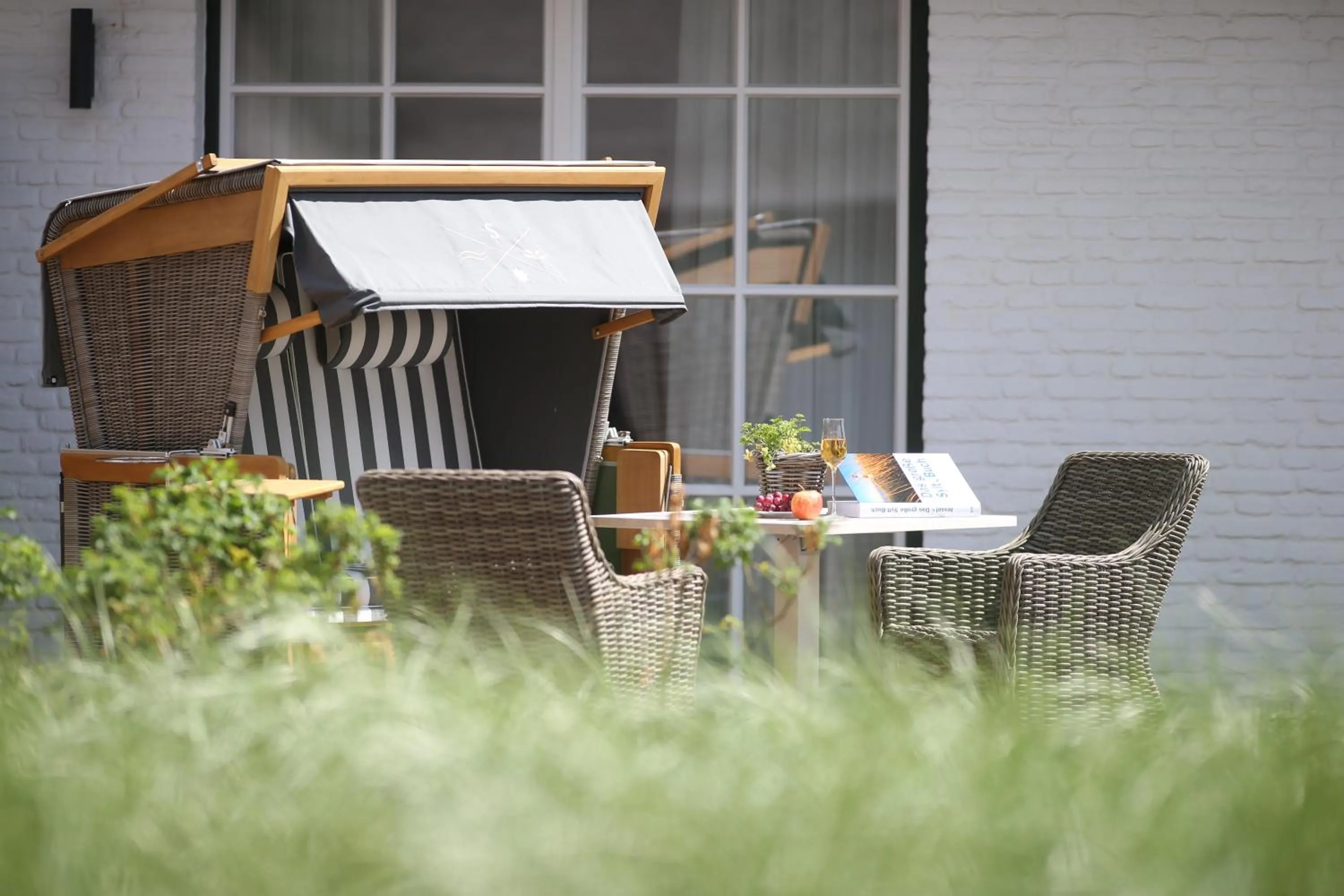 Balcony/Terrace in Landhaus Severin's Morsum Kliff