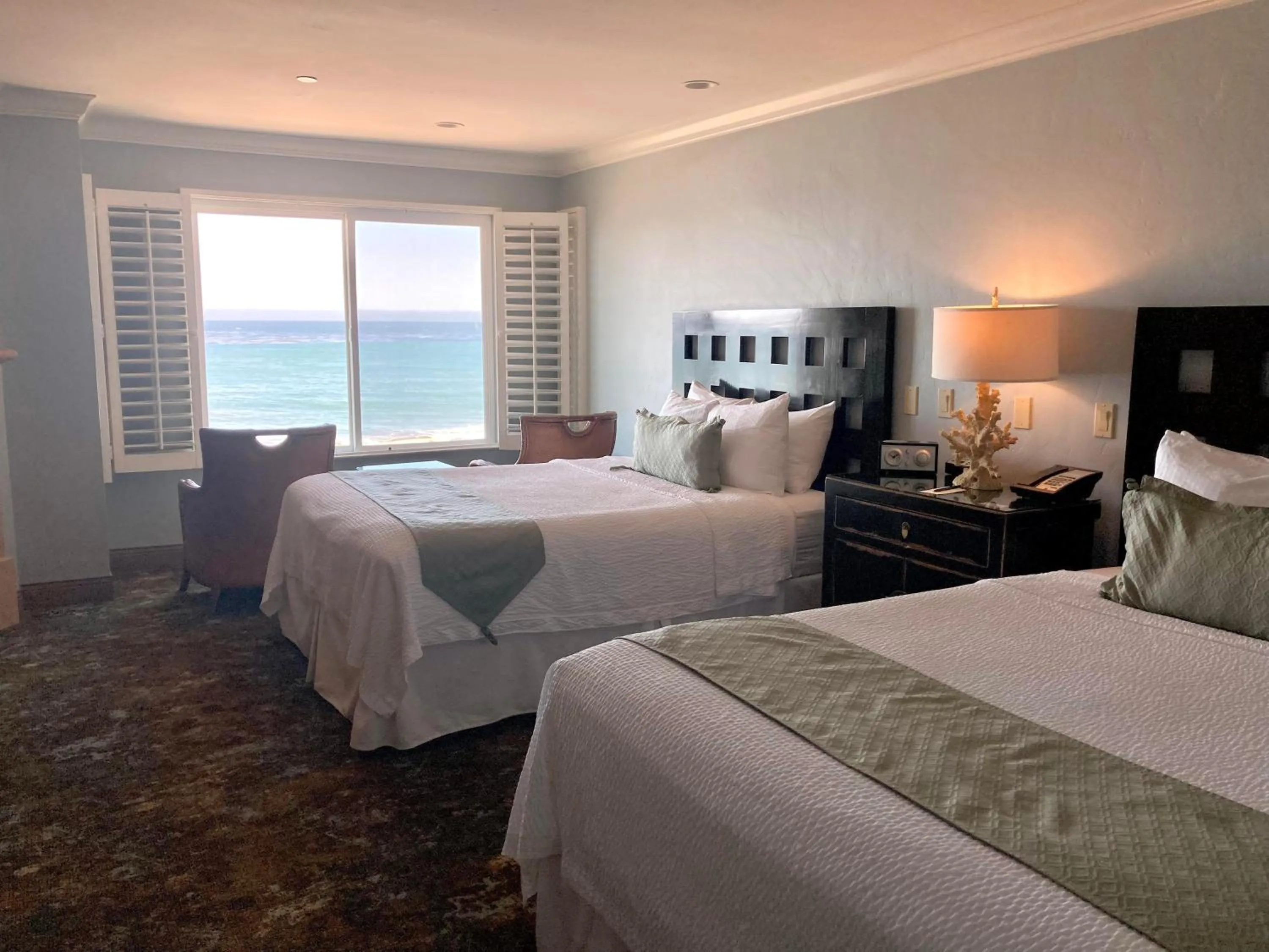 Bed in Blue Dolphin Inn