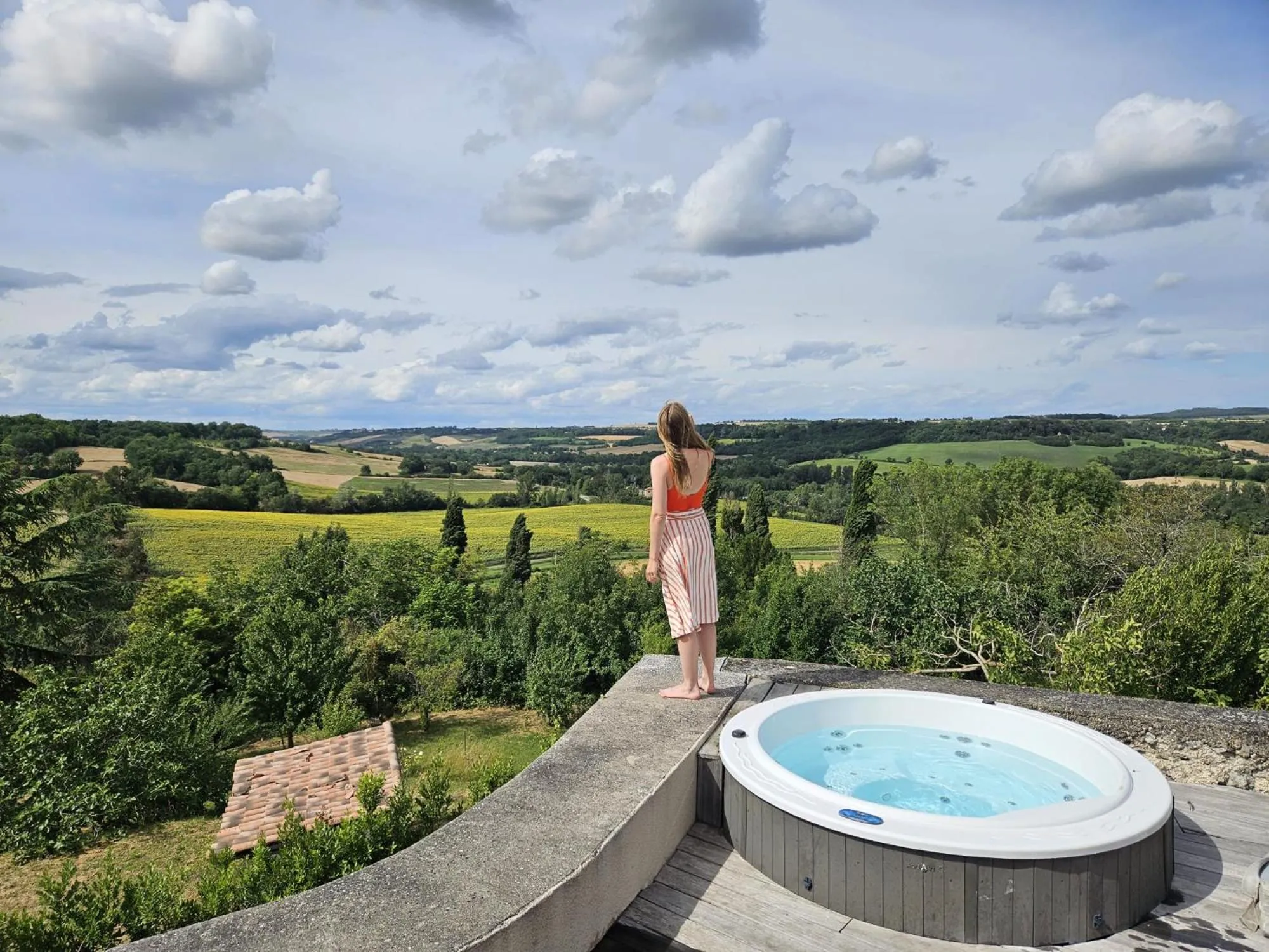 View (from property/room) in B&B La Mirande de Saint-Clar