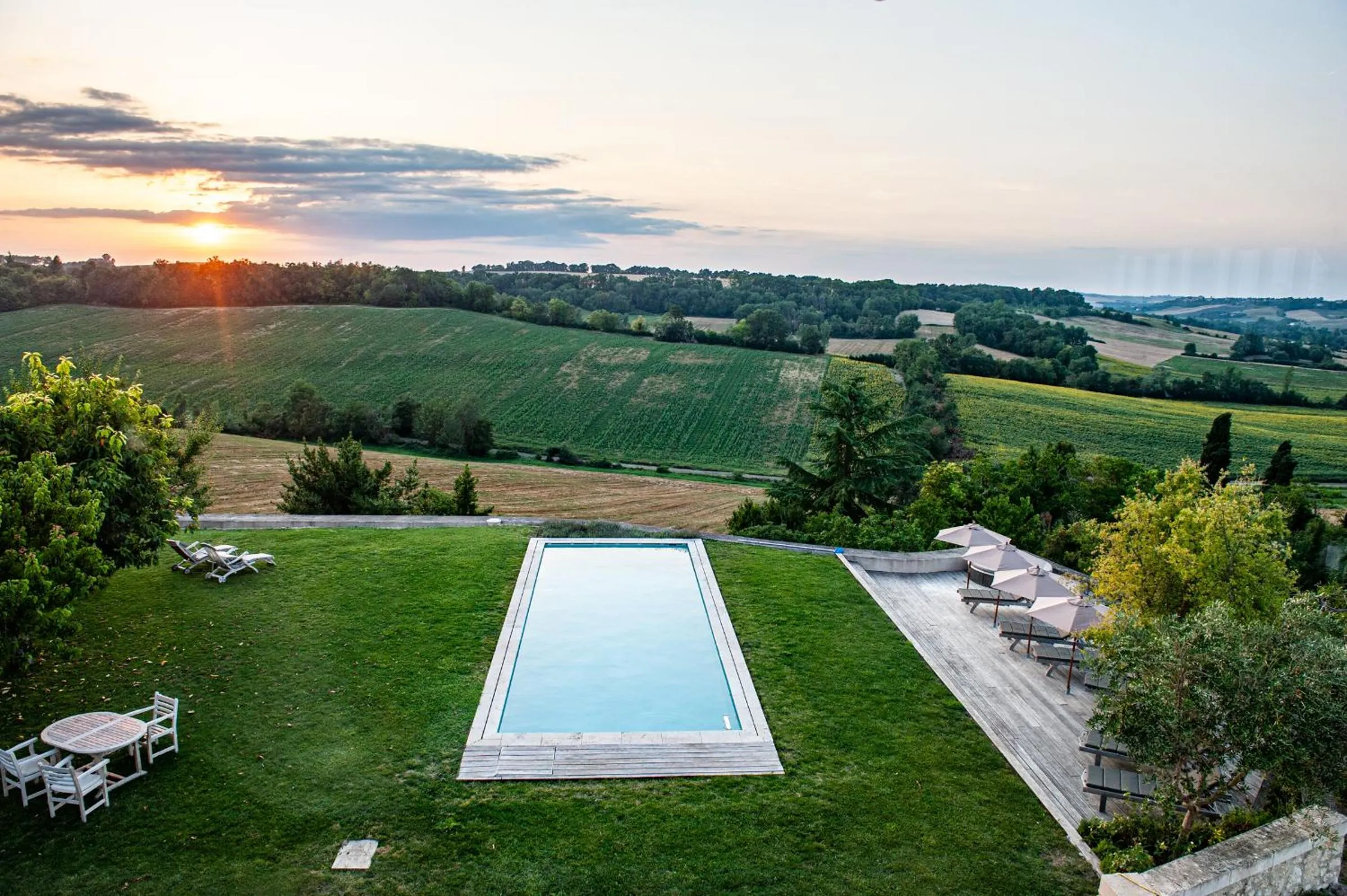 Day in B&B La Mirande de Saint-Clar