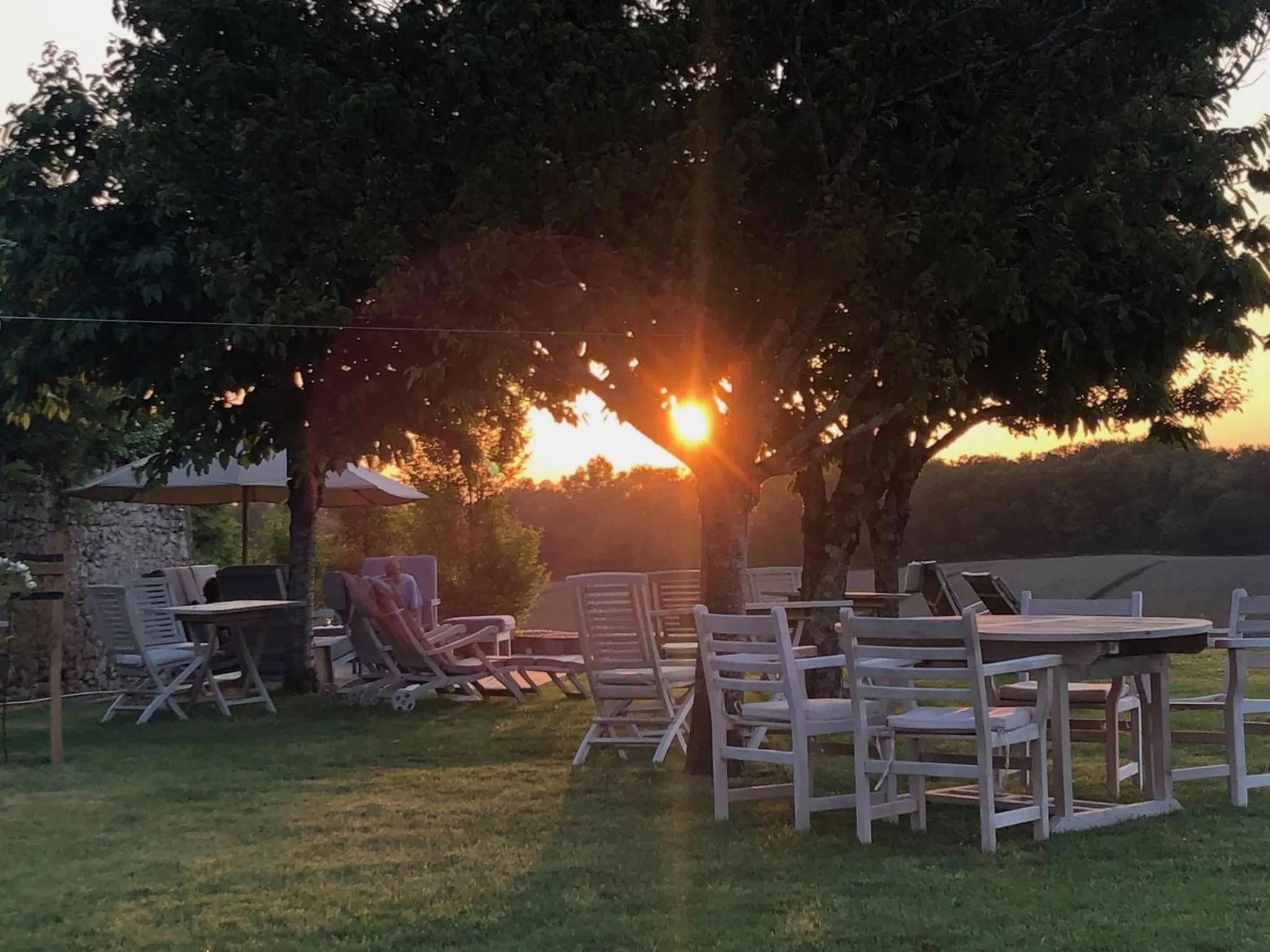 Natural landscape in B&B La Mirande de Saint-Clar