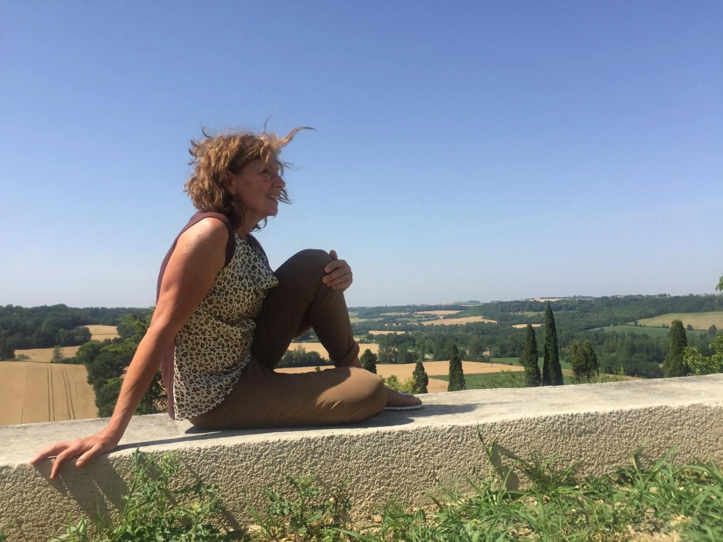 Natural landscape in B&B La Mirande de Saint-Clar