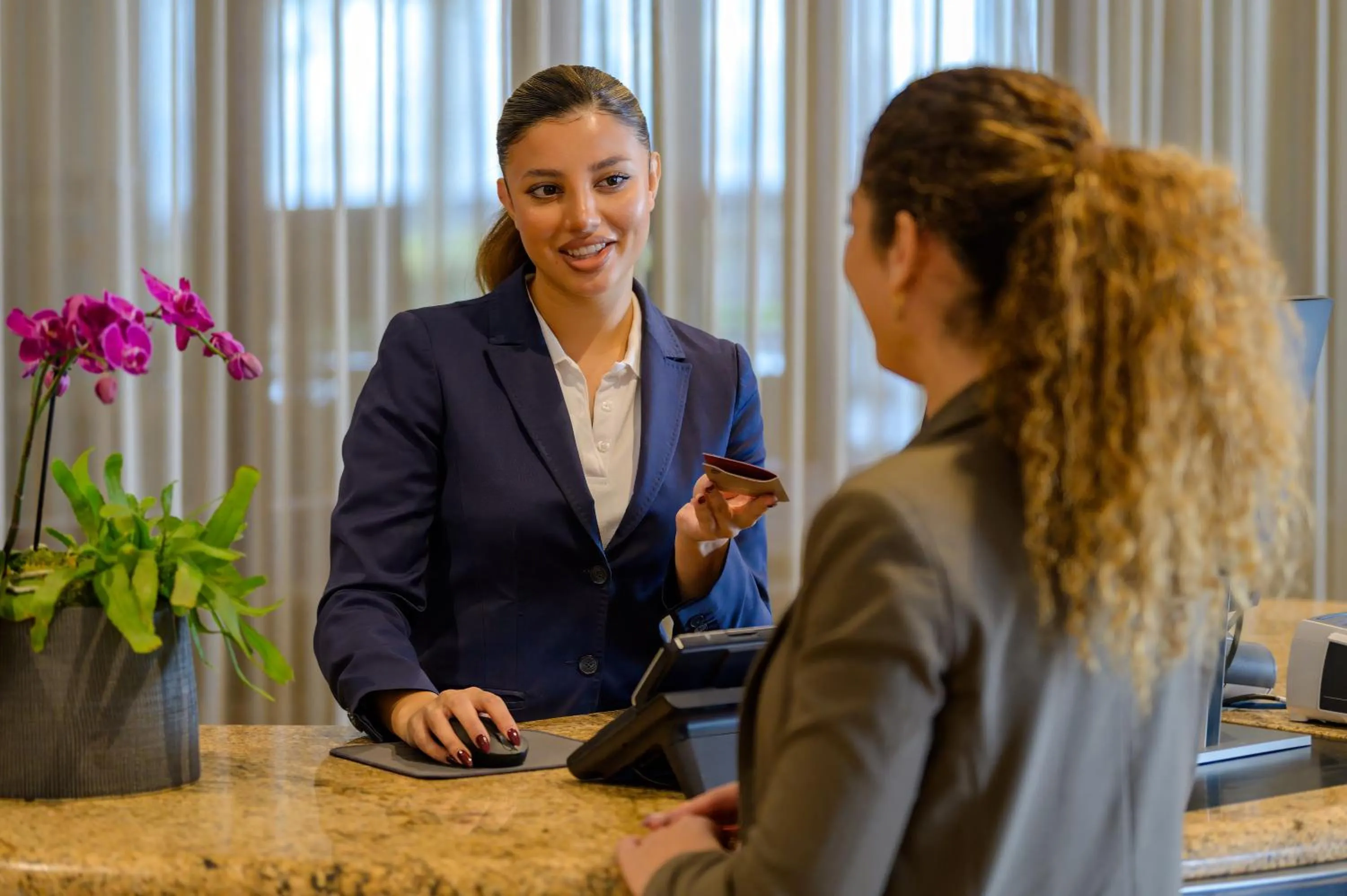 Lobby or reception in Mövenpick Hotel Lausanne