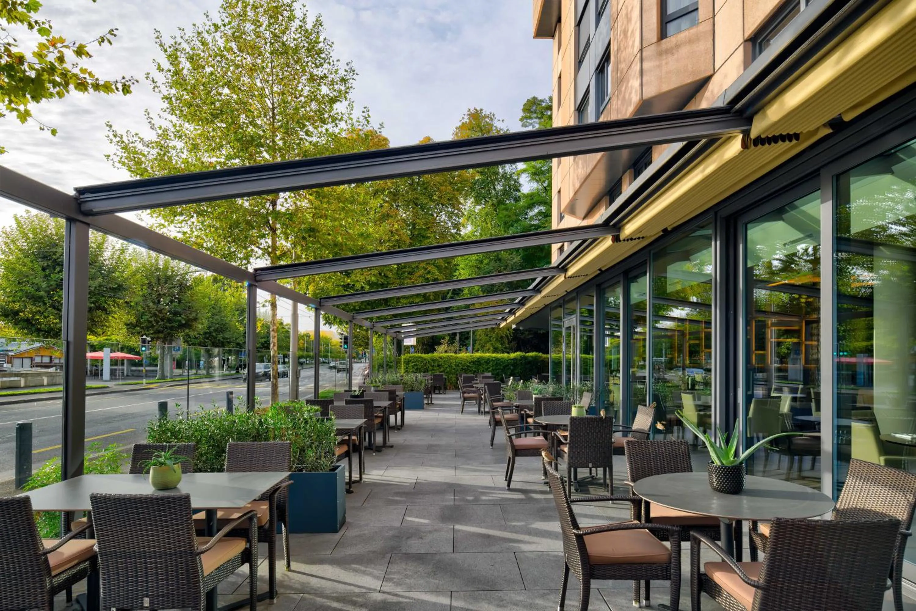 Balcony/Terrace in Mövenpick Hotel Lausanne