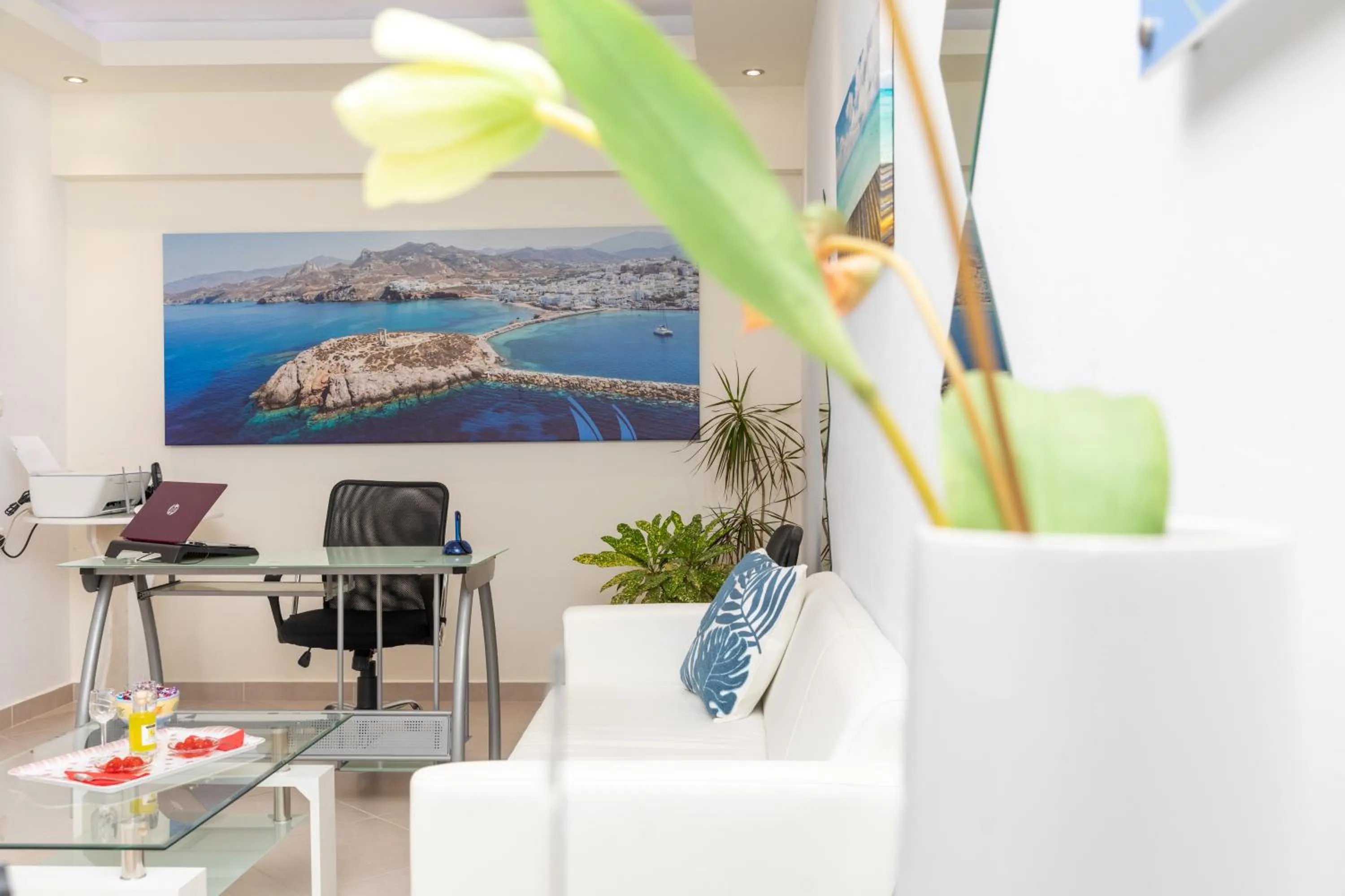 Lobby or reception in NAXOS DIAMOND Studios Apartments