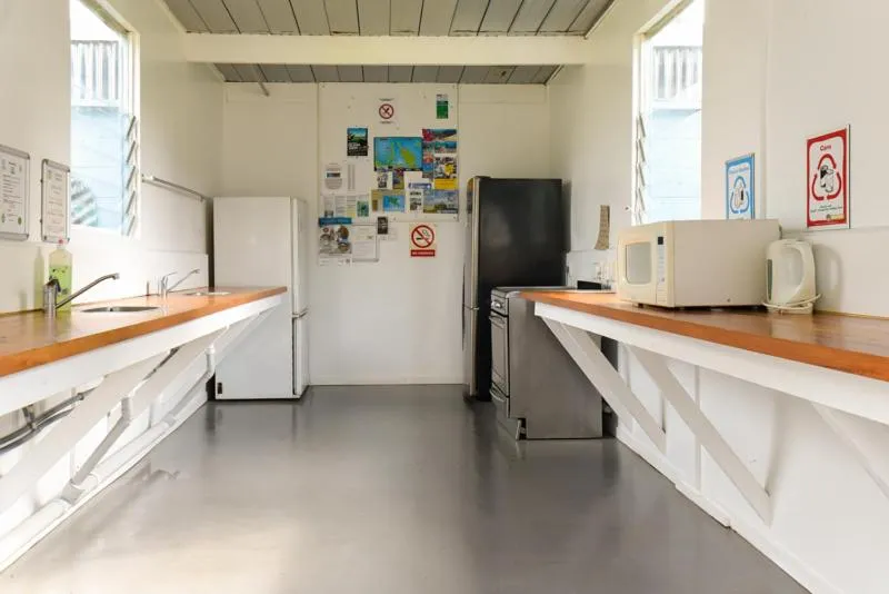 Kitchen or kitchenette in Russell-Orongo Bay Holiday Park
