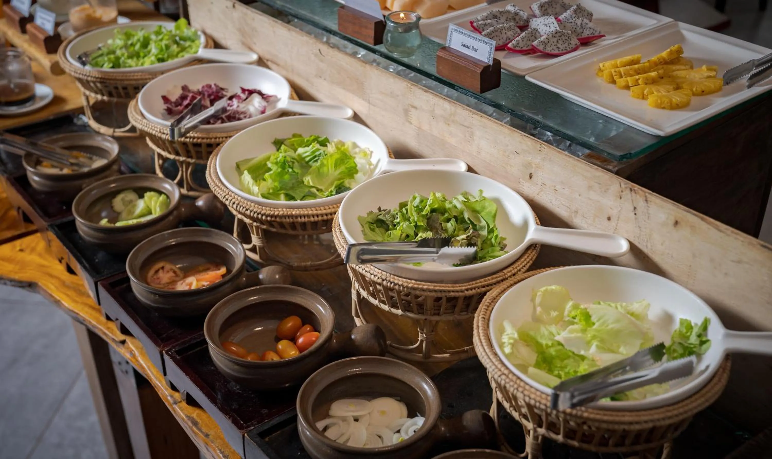 Buffet breakfast in Memoire d' Angkor Boutique Hotel