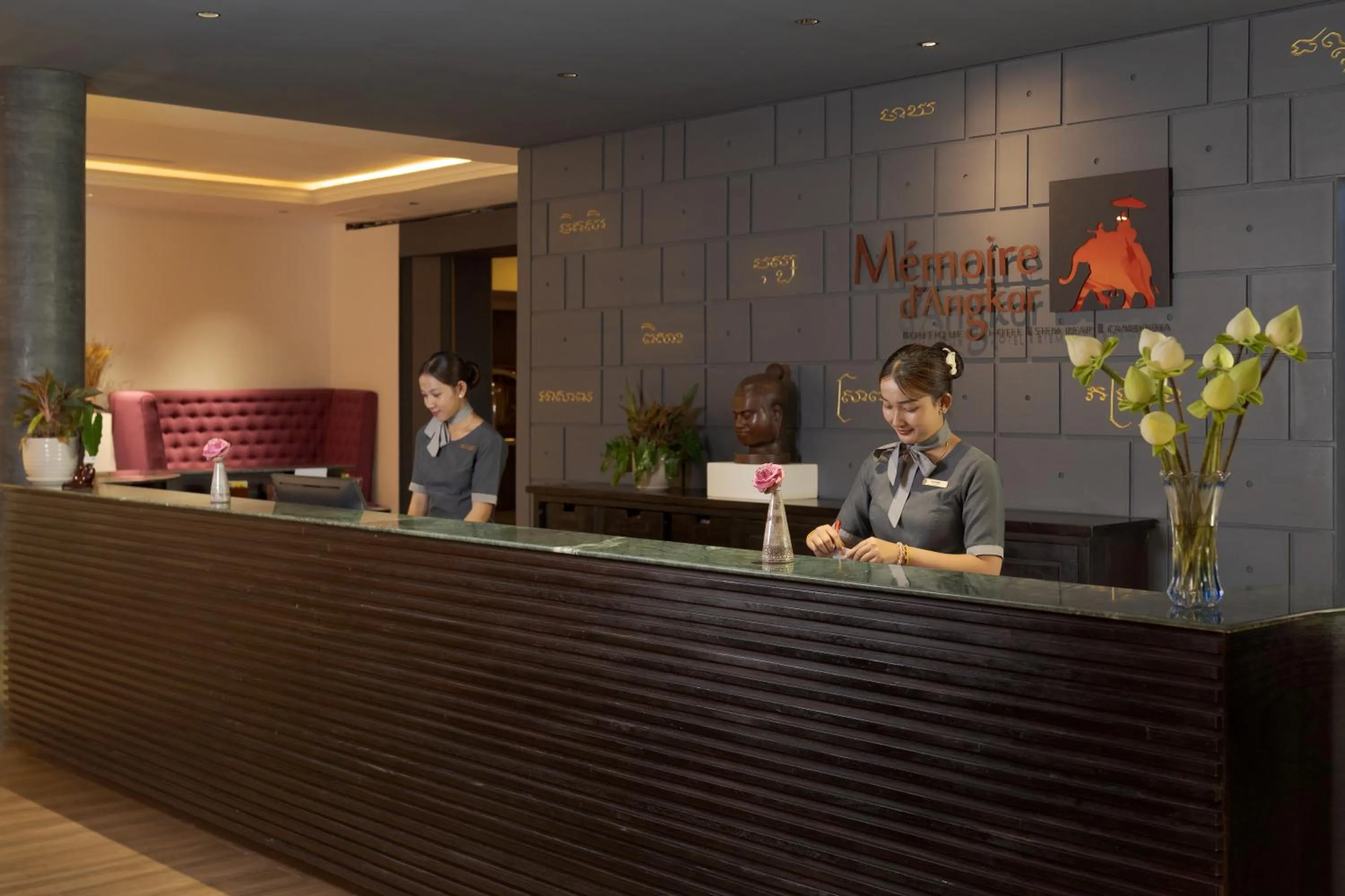 Staff in Memoire d' Angkor Boutique Hotel