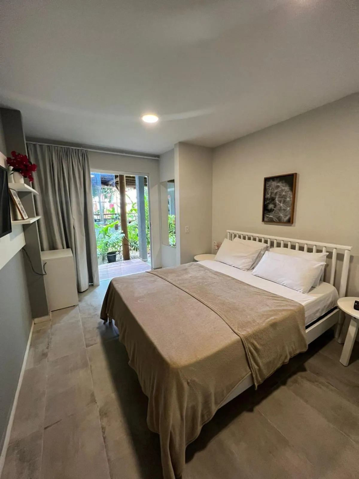 Bed in Pousada Divino Milagre