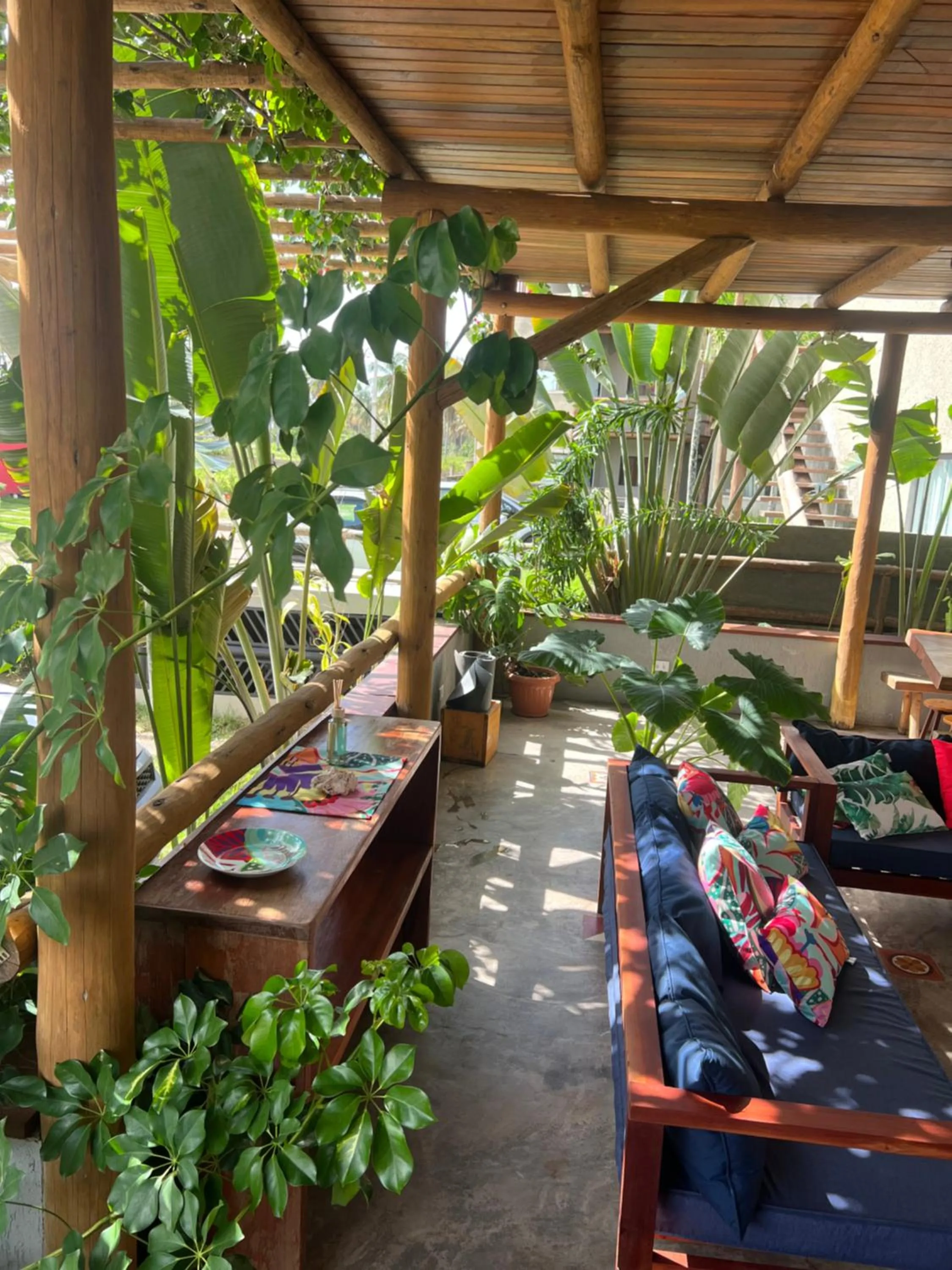 Seating area in Pousada Divino Milagre